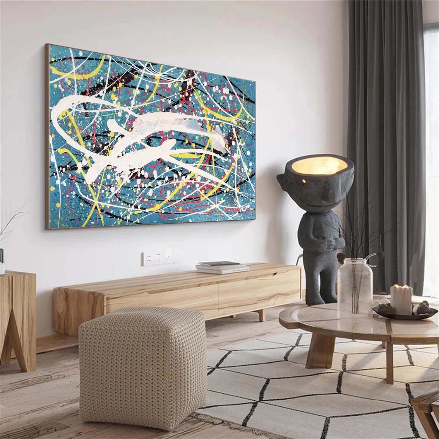 Pollock Art #JP025
