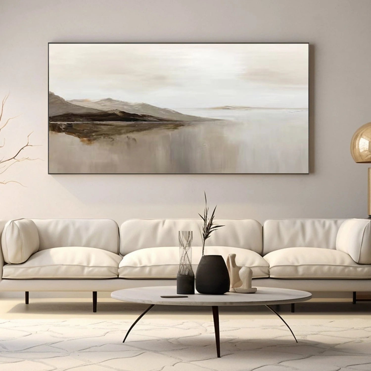 Minimalist Mountain Texture Canvas # MM426