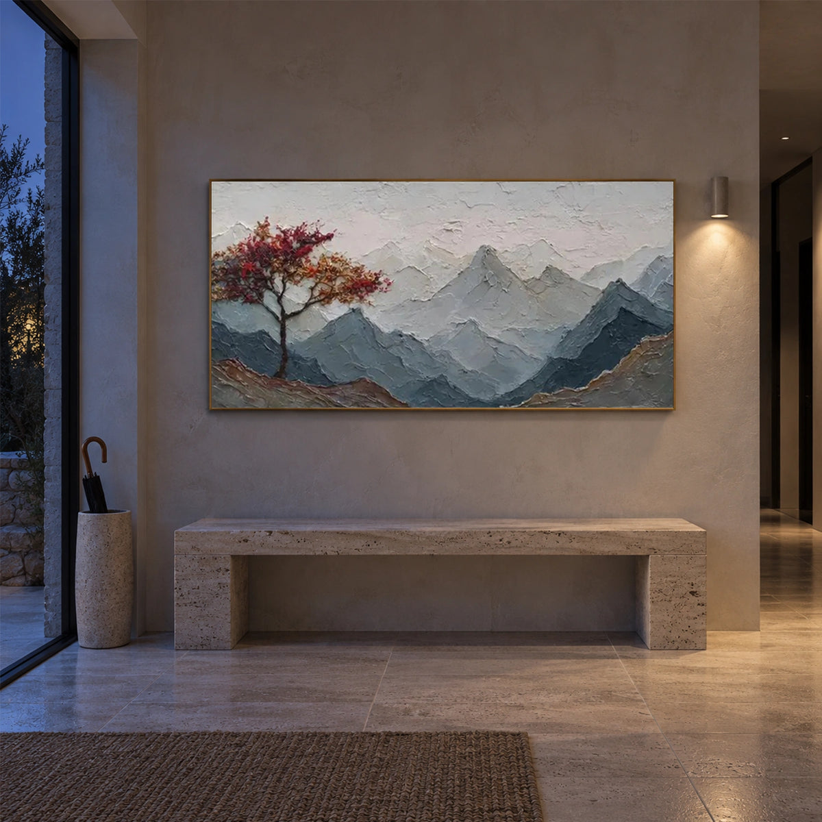 Minimalist Mountain Canvas #MM482