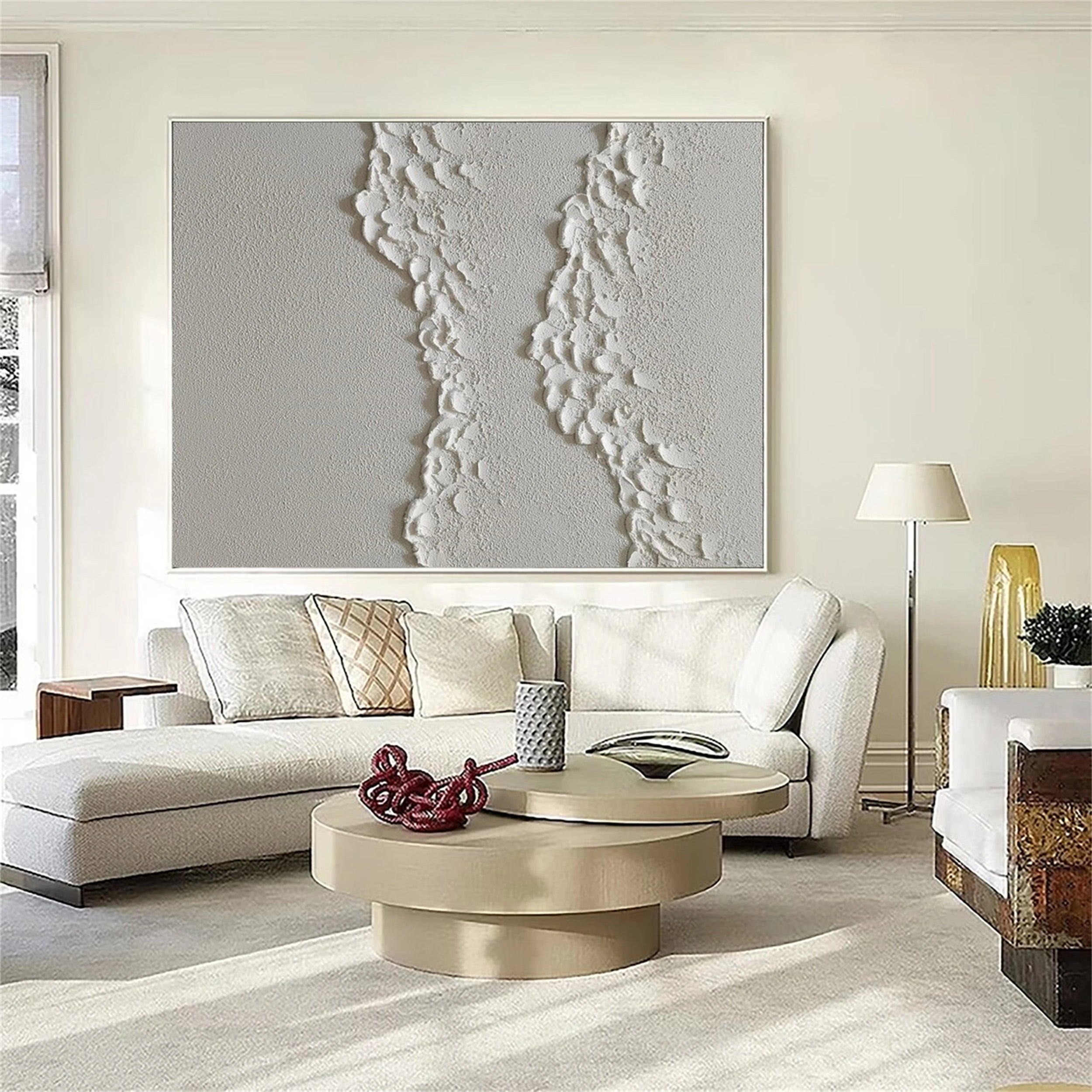 Plaster Art Minimalist Textured Painting #MM110