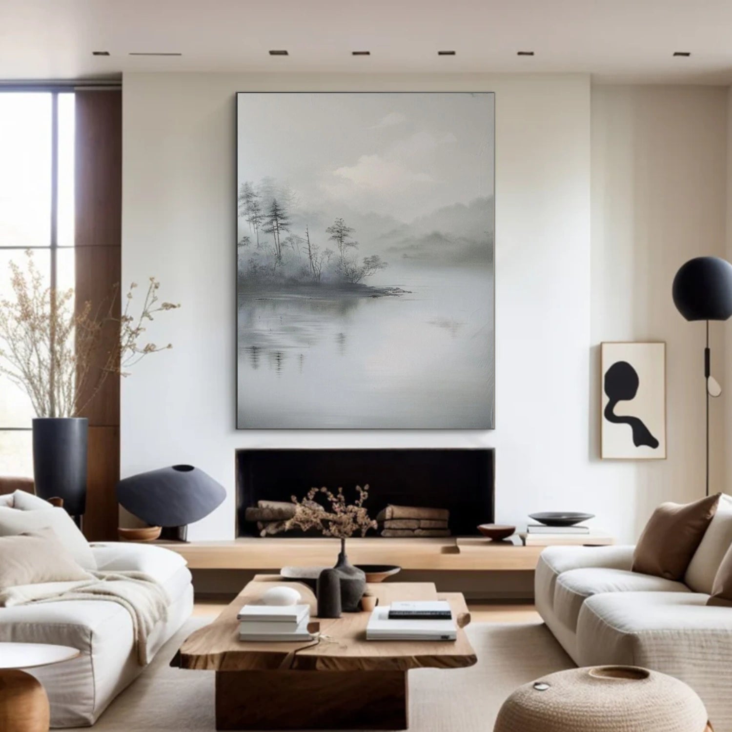 Flower & Tree Abstract Canvas Art #FT 283