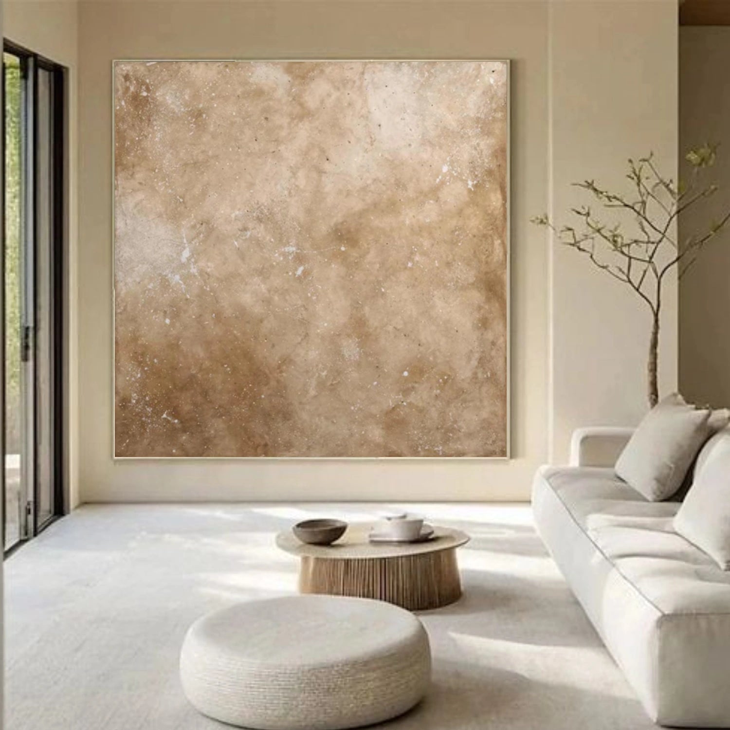 Beige & Brown Wabi Sabi Wall Art #WS390