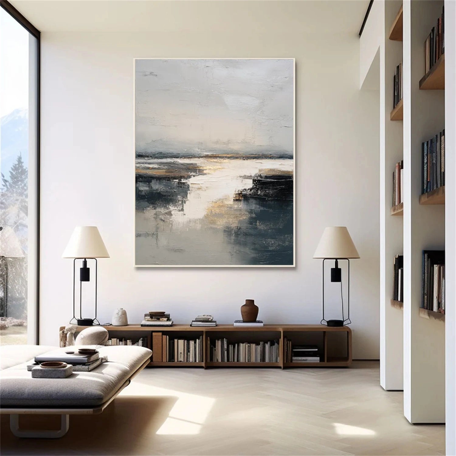 Abstract Textured Wall Art #AB 579