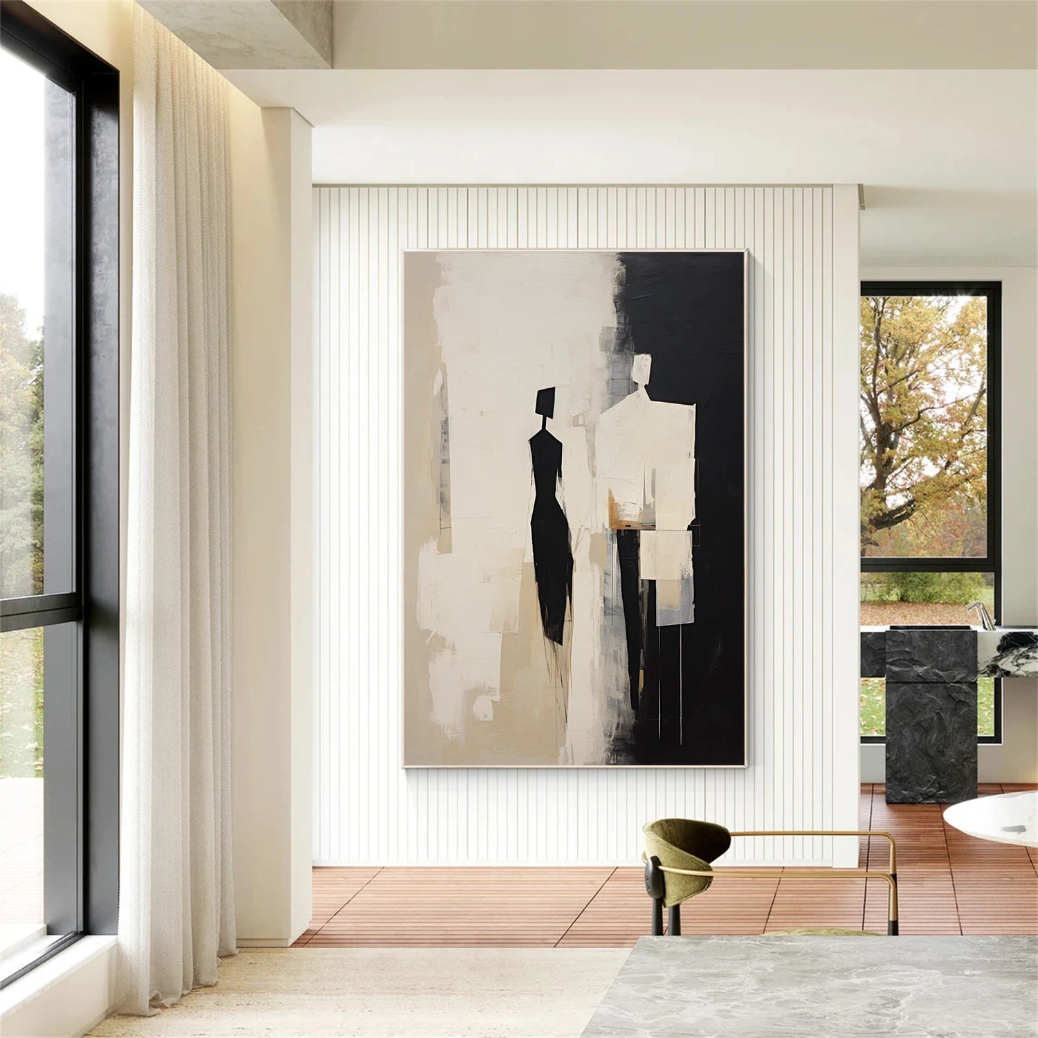 Contemporary Abstract Minimalist Wall Art #CW010