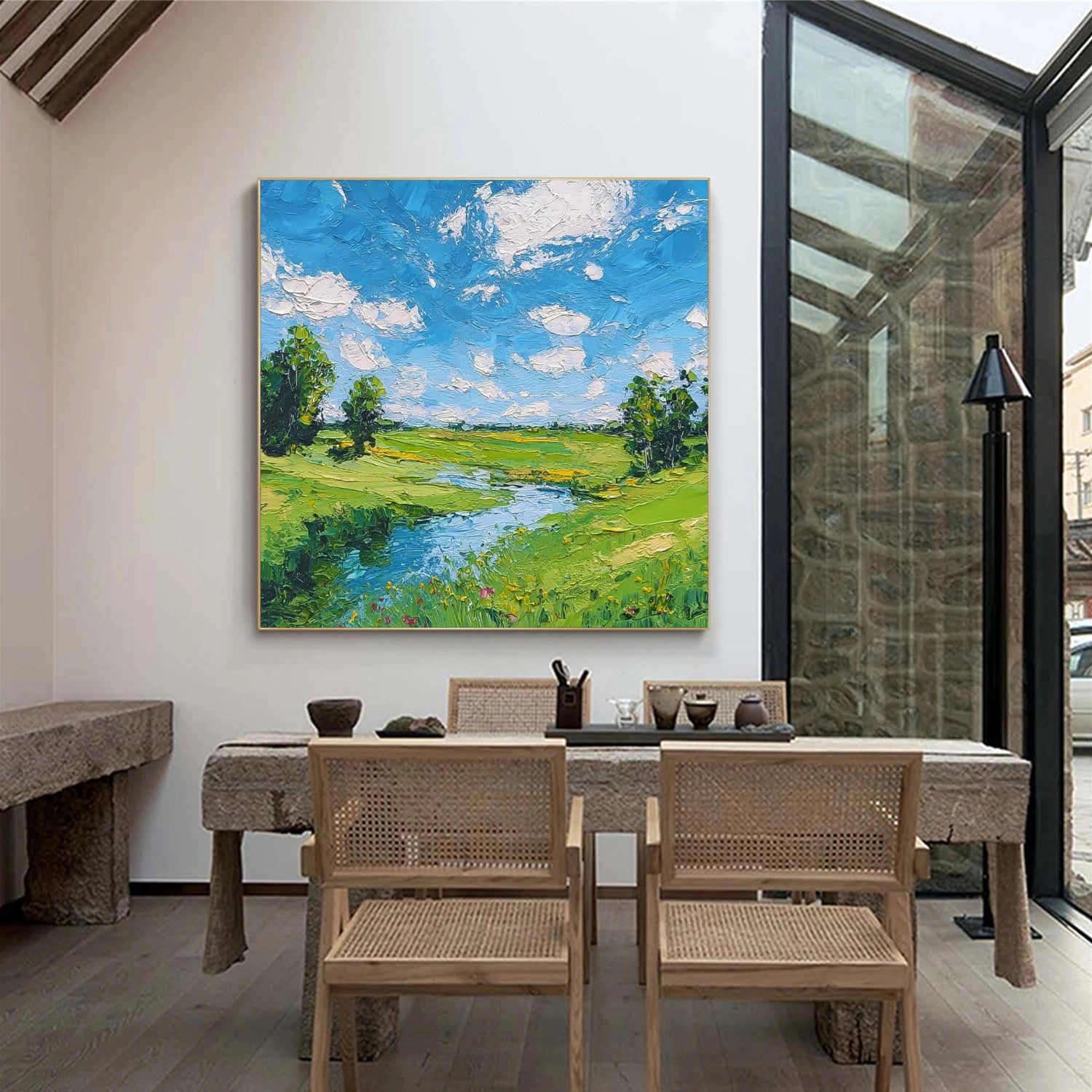 Abstract Urban Texture Landscape Painting #UL 050