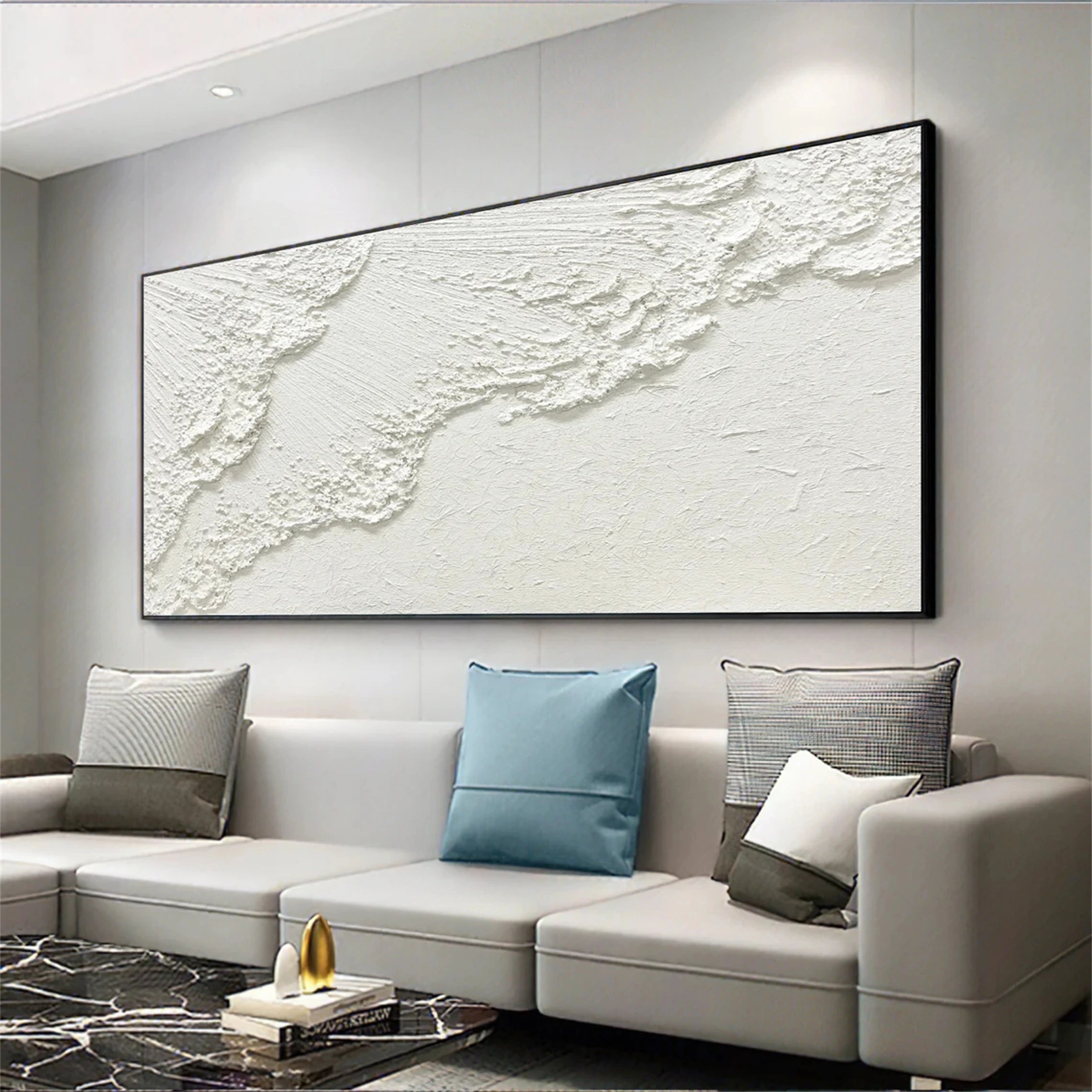 Plaster Art Minimalist Textured Painting #MM123