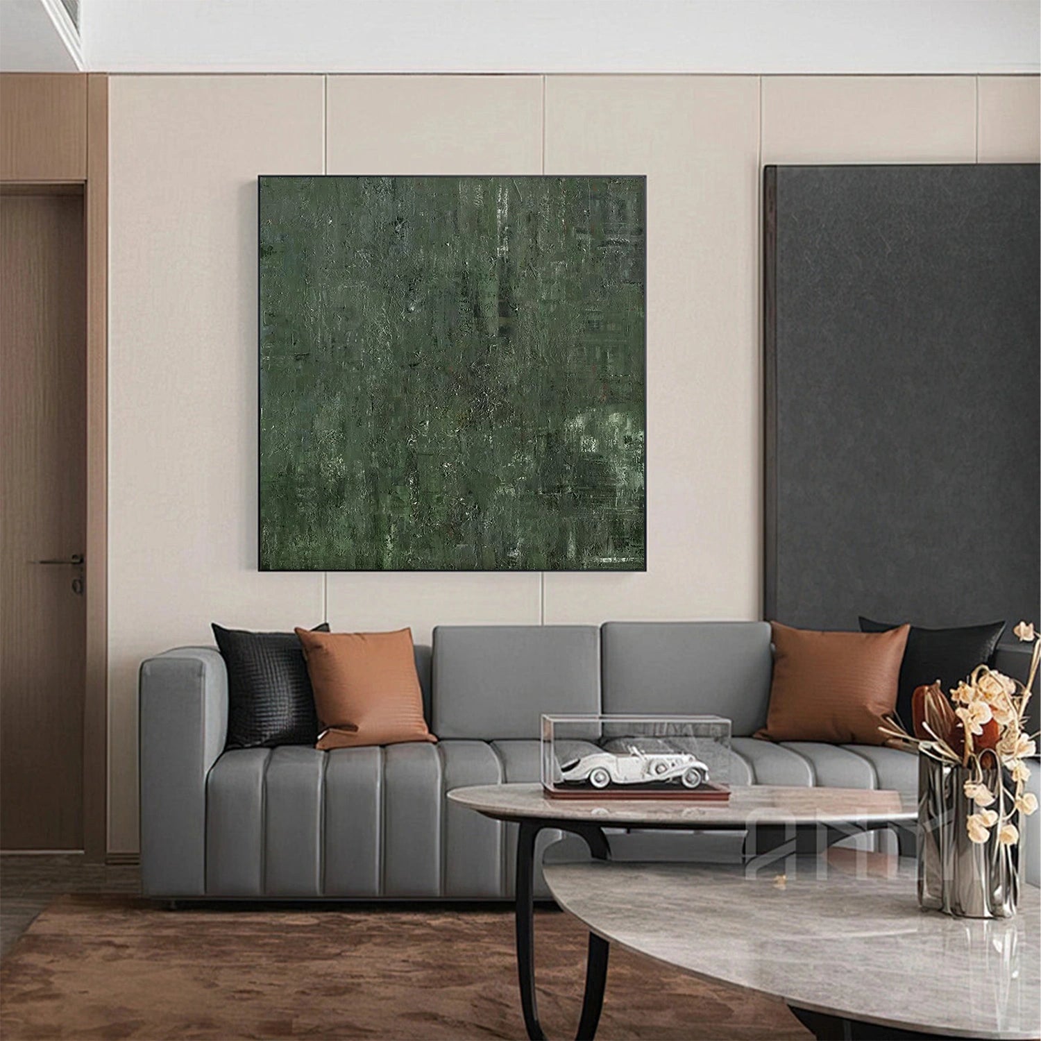 Blue & Green Abstract #BG094