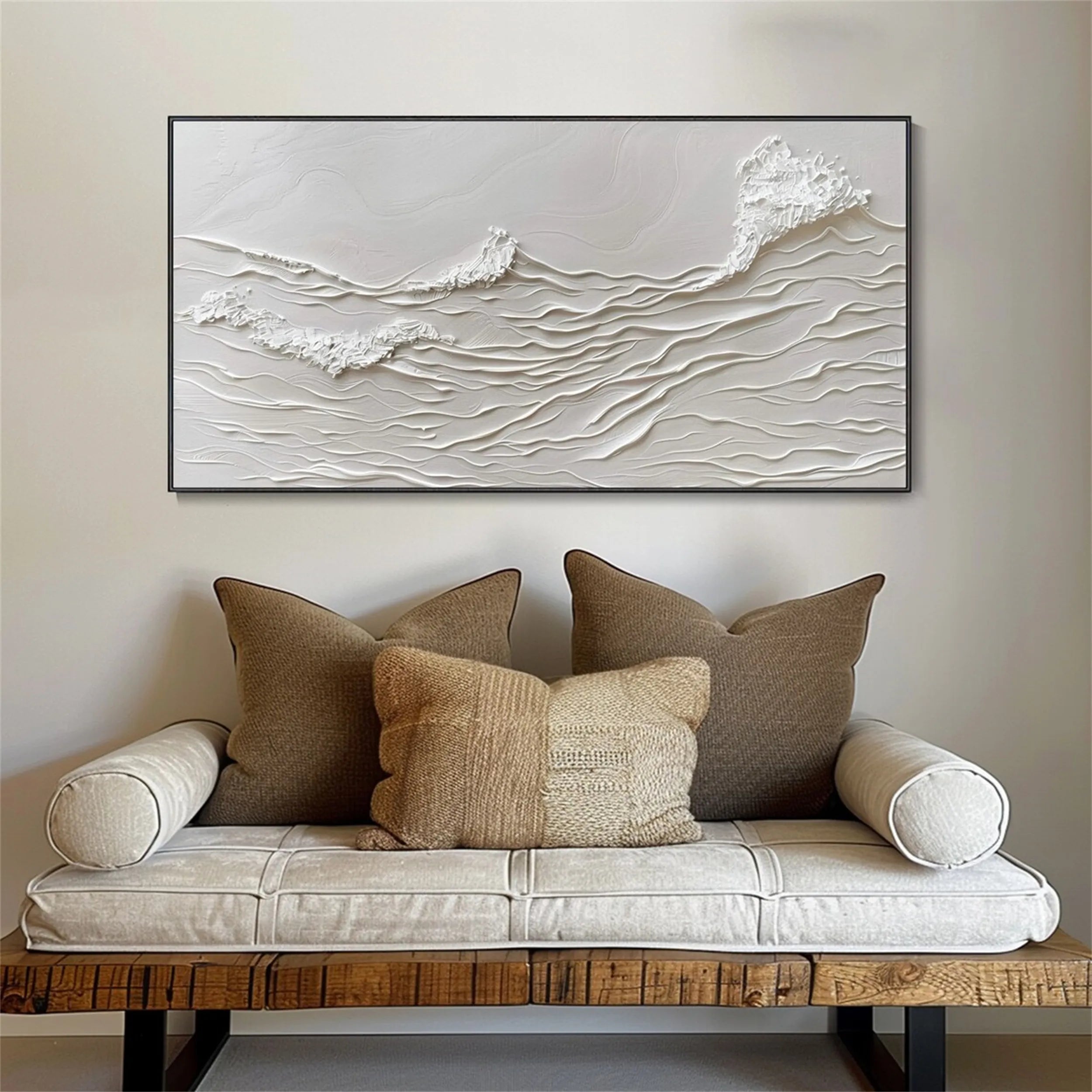 Plaster Art Minimalist Textured Painting #MM167