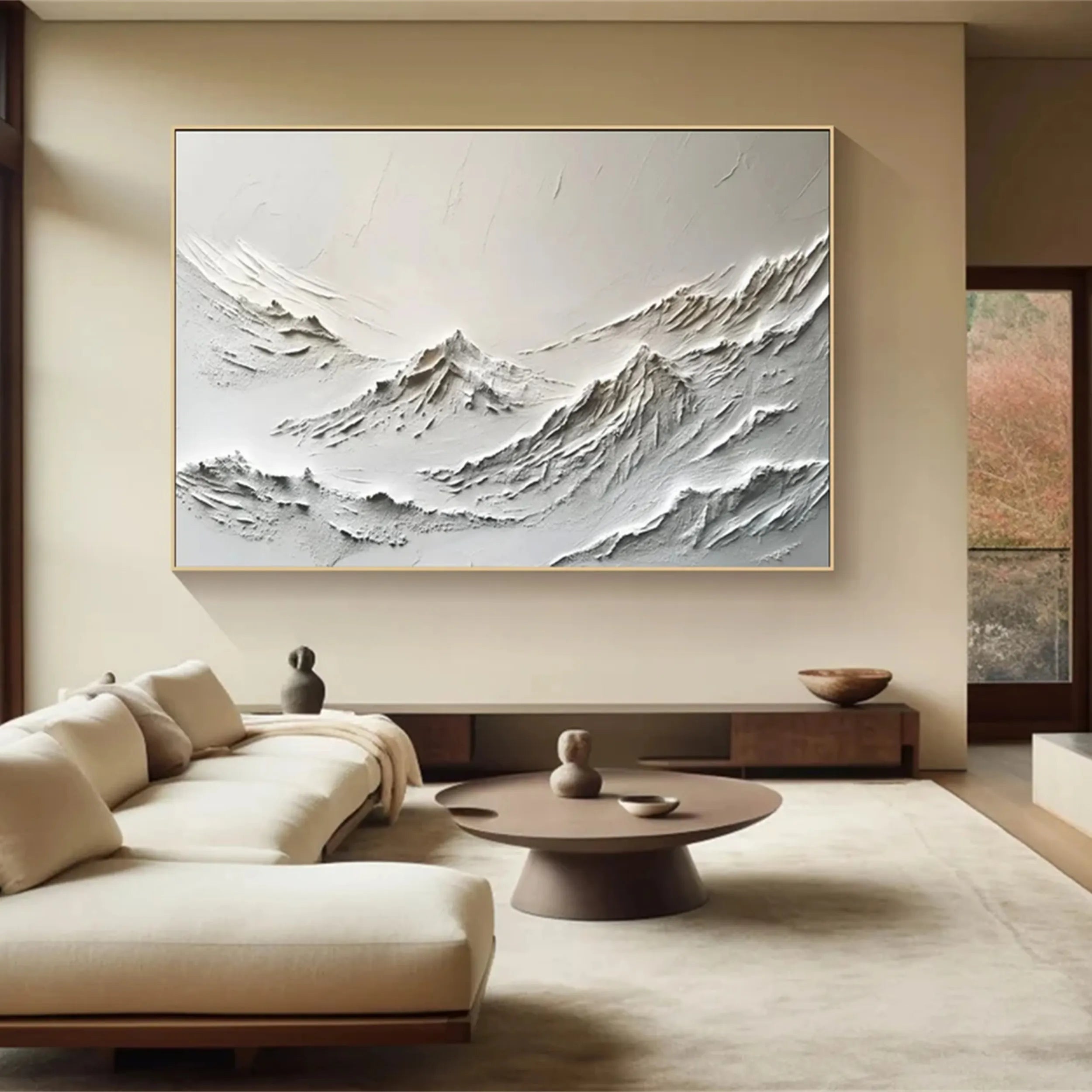 Plaster Art Minimalist Textured Painting #MM242