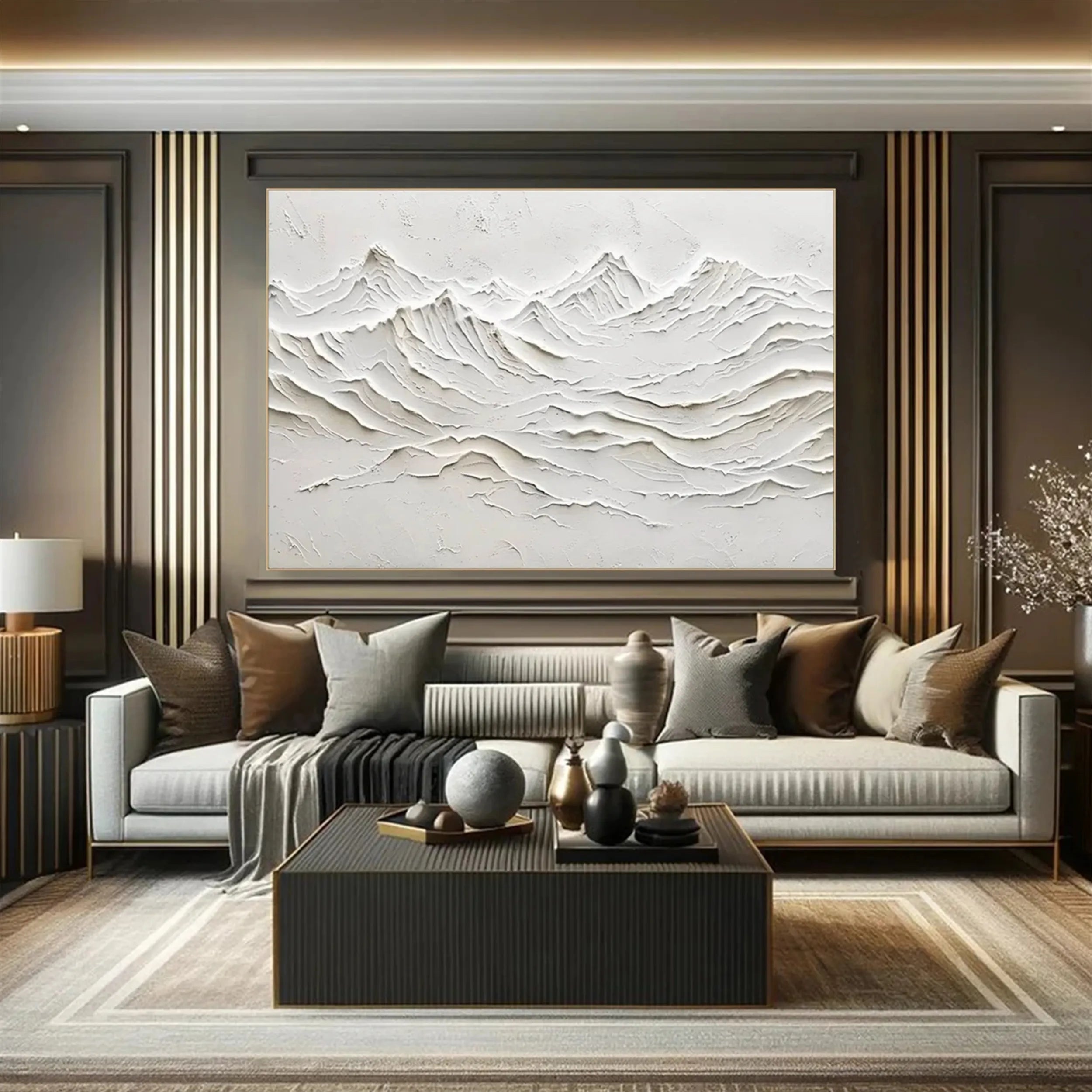 Plaster Art Minimalist Textured Painting #MM243