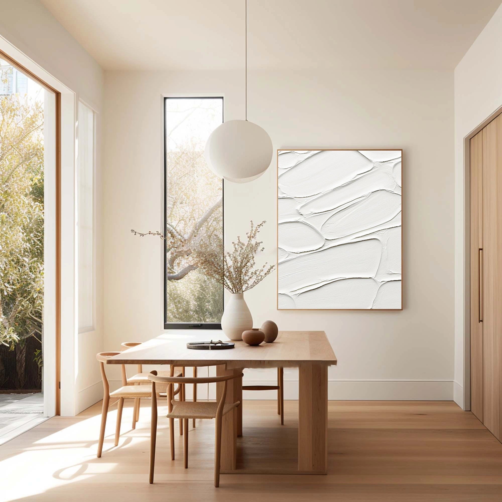 Plaster Art Minimalist Textured Painting #MM098