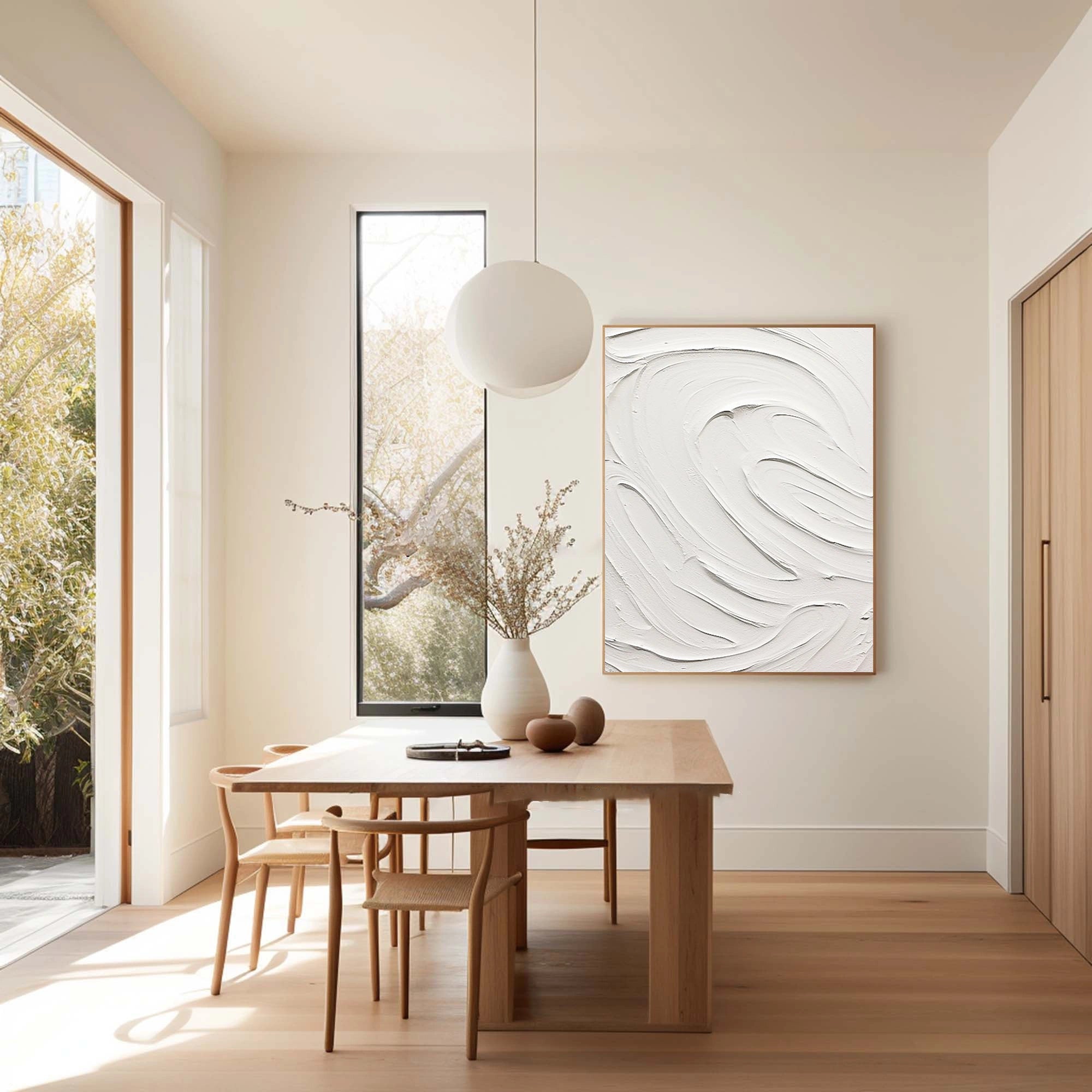 Plaster Art Minimalist Textured Painting #MM099