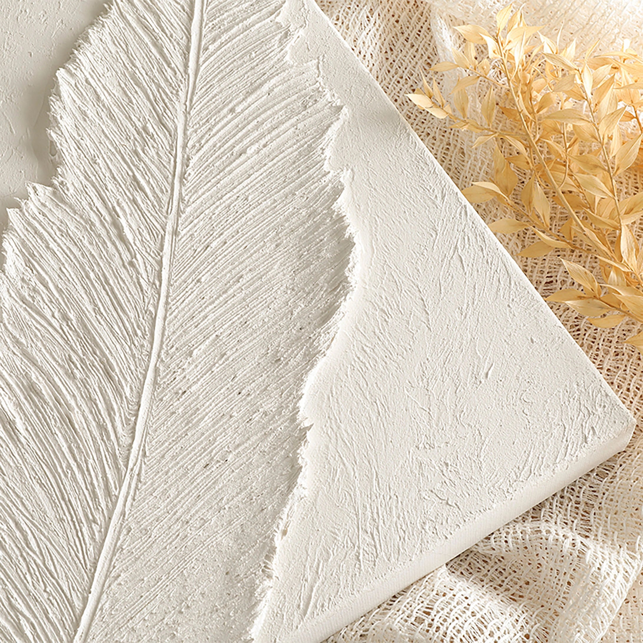 Beige Minimalist Textured Wall Art #MM037