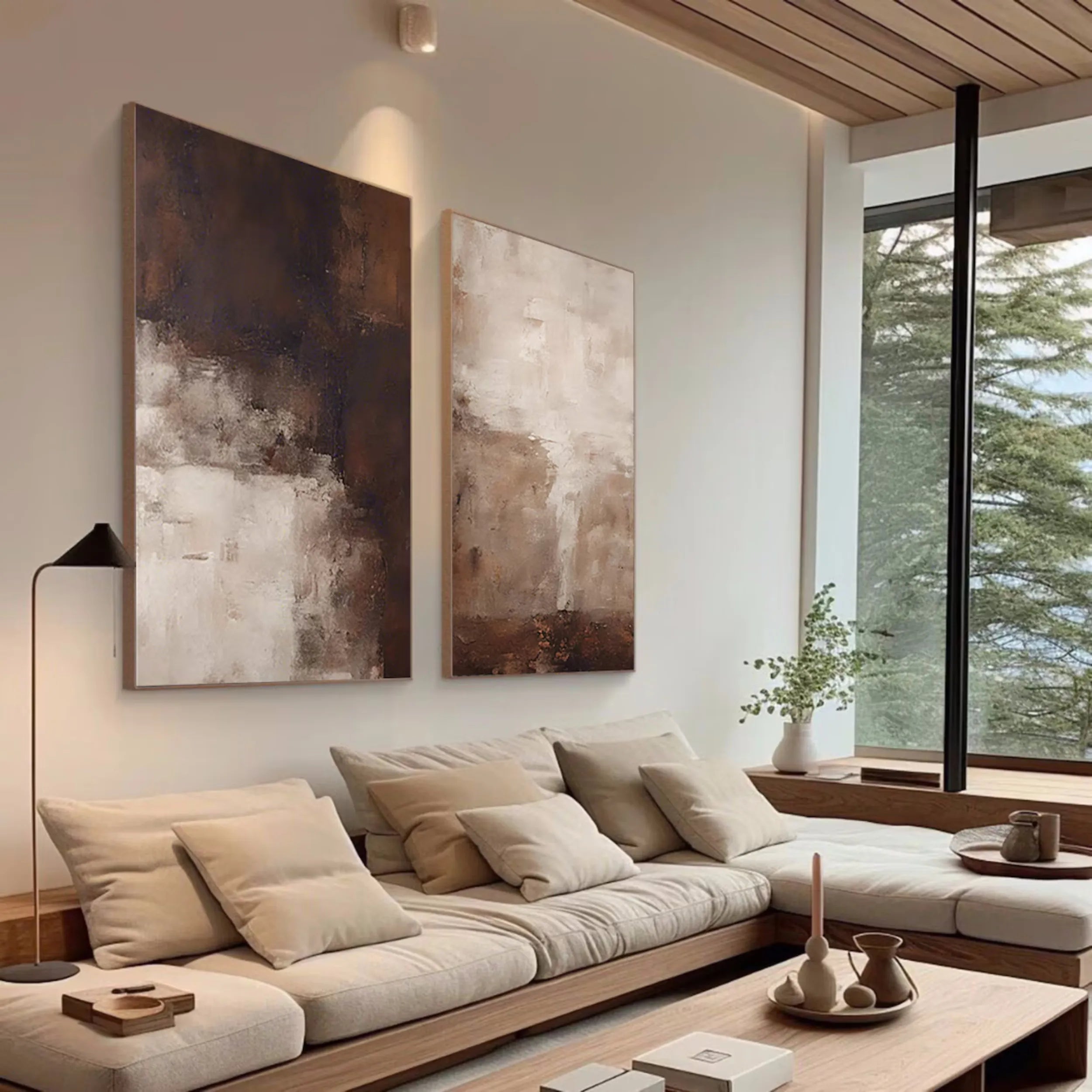 Abstract Painting Set of 2 #AB 102