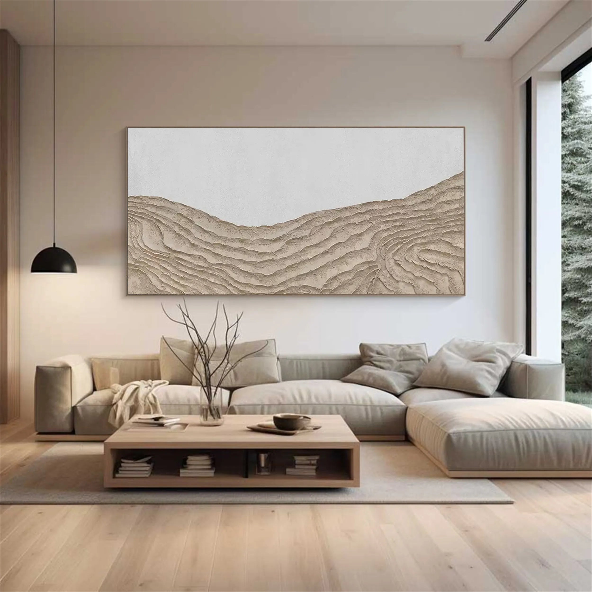 Plaster Art Minimalist Textured Painting #MM197