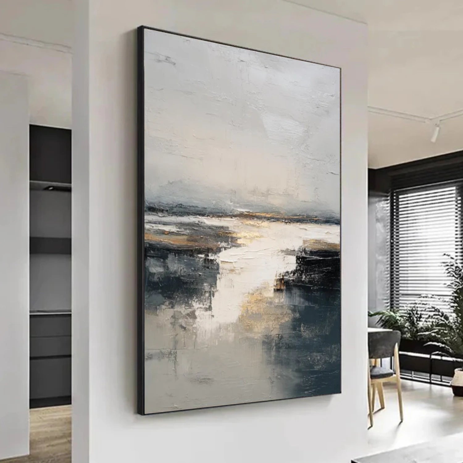 Abstract Textured Wall Art #AB 579