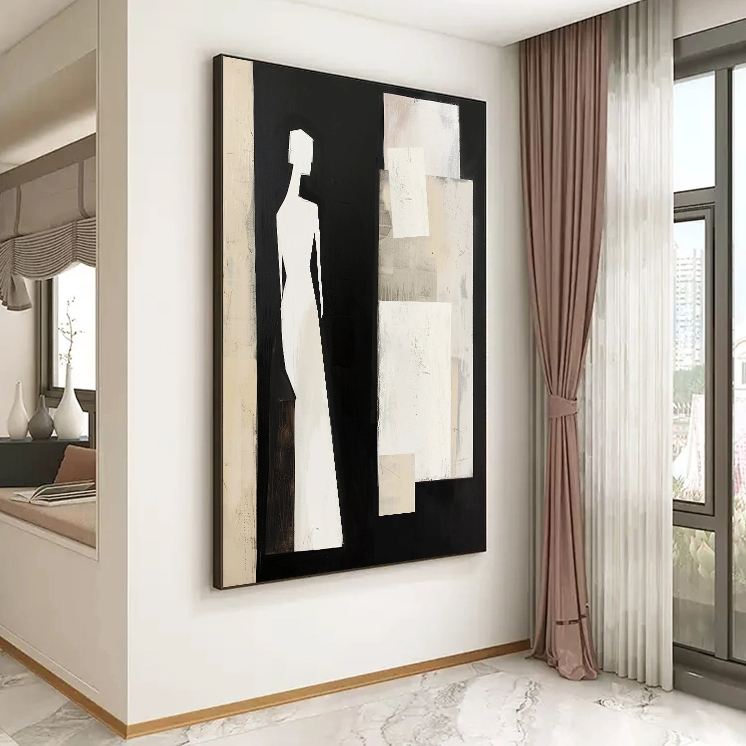 Contemporary Abstract Minimalist Wall Art #CW012