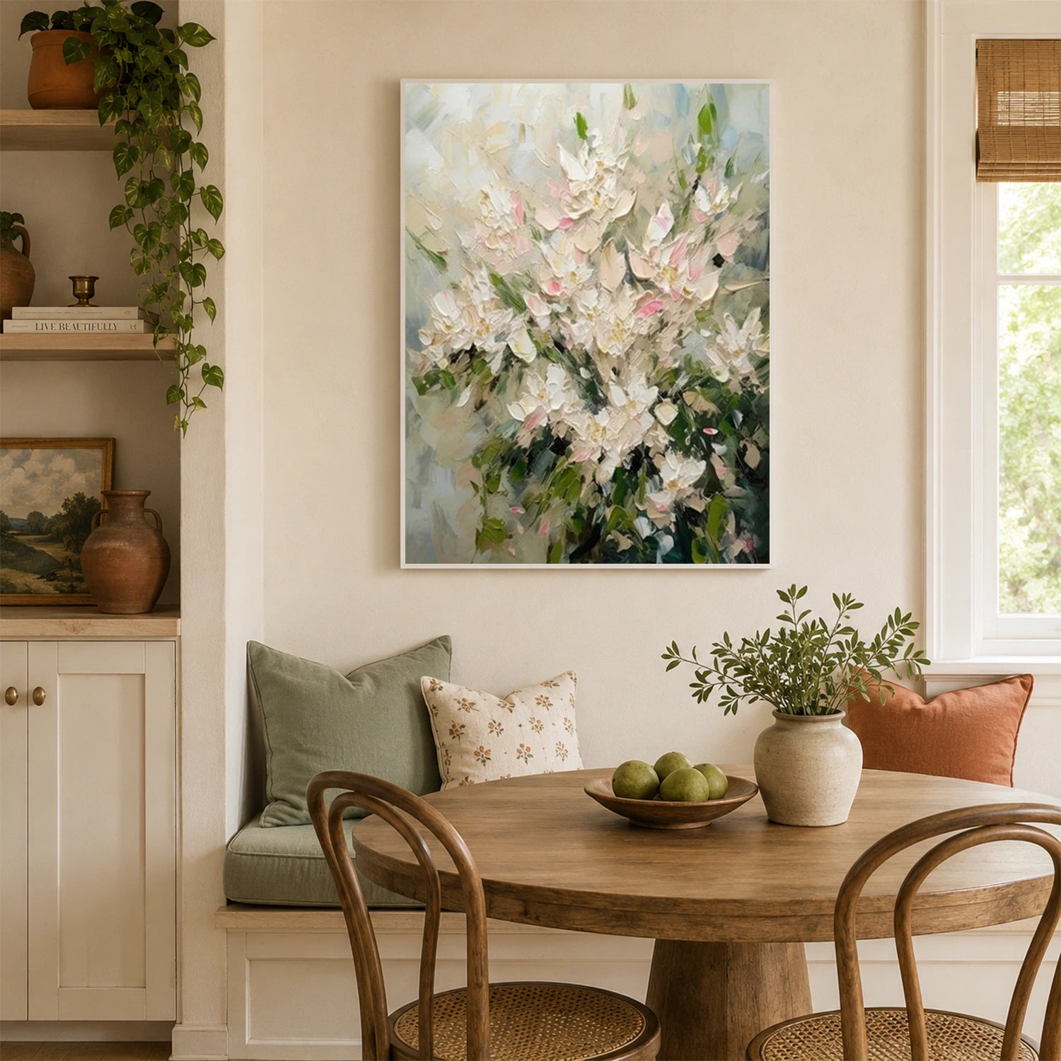 Flower & Tree Abstract Texture Canvas # FT 413