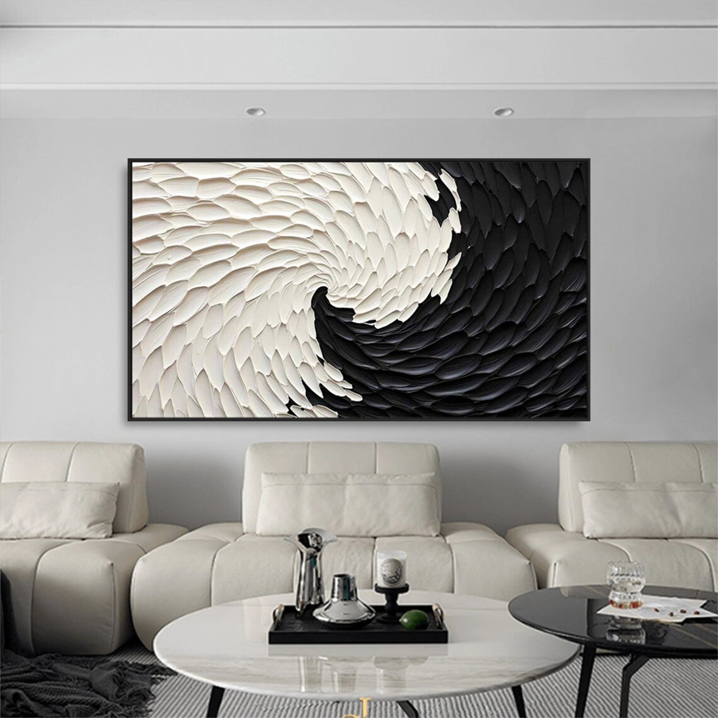 Plaster Art Minimalist Textured Painting #MM112