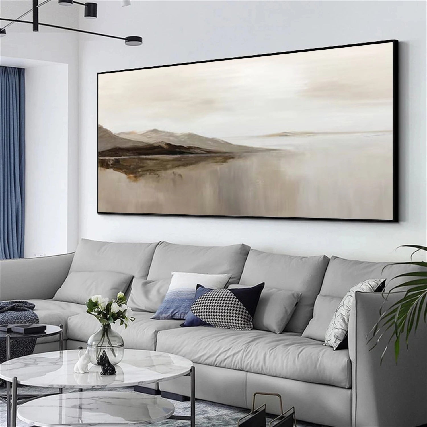 Minimalist Mountain Texture Canvas # MM426