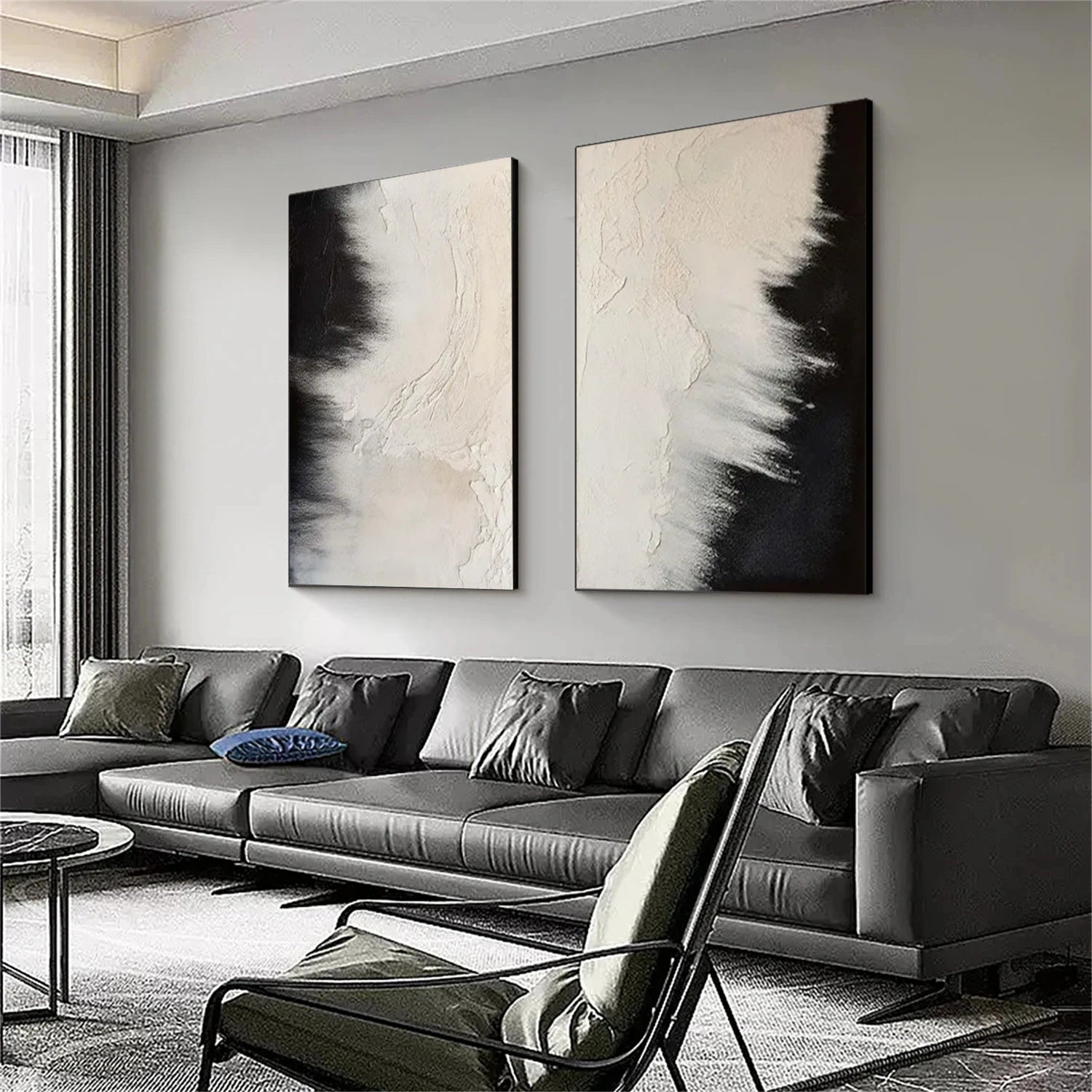 Abstract Painting Set of 2 #AB 437