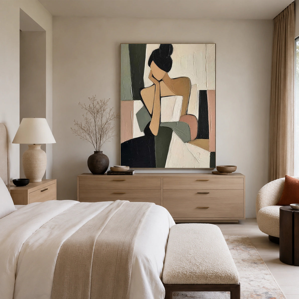 Abstract Portrait Wall Art #PT106