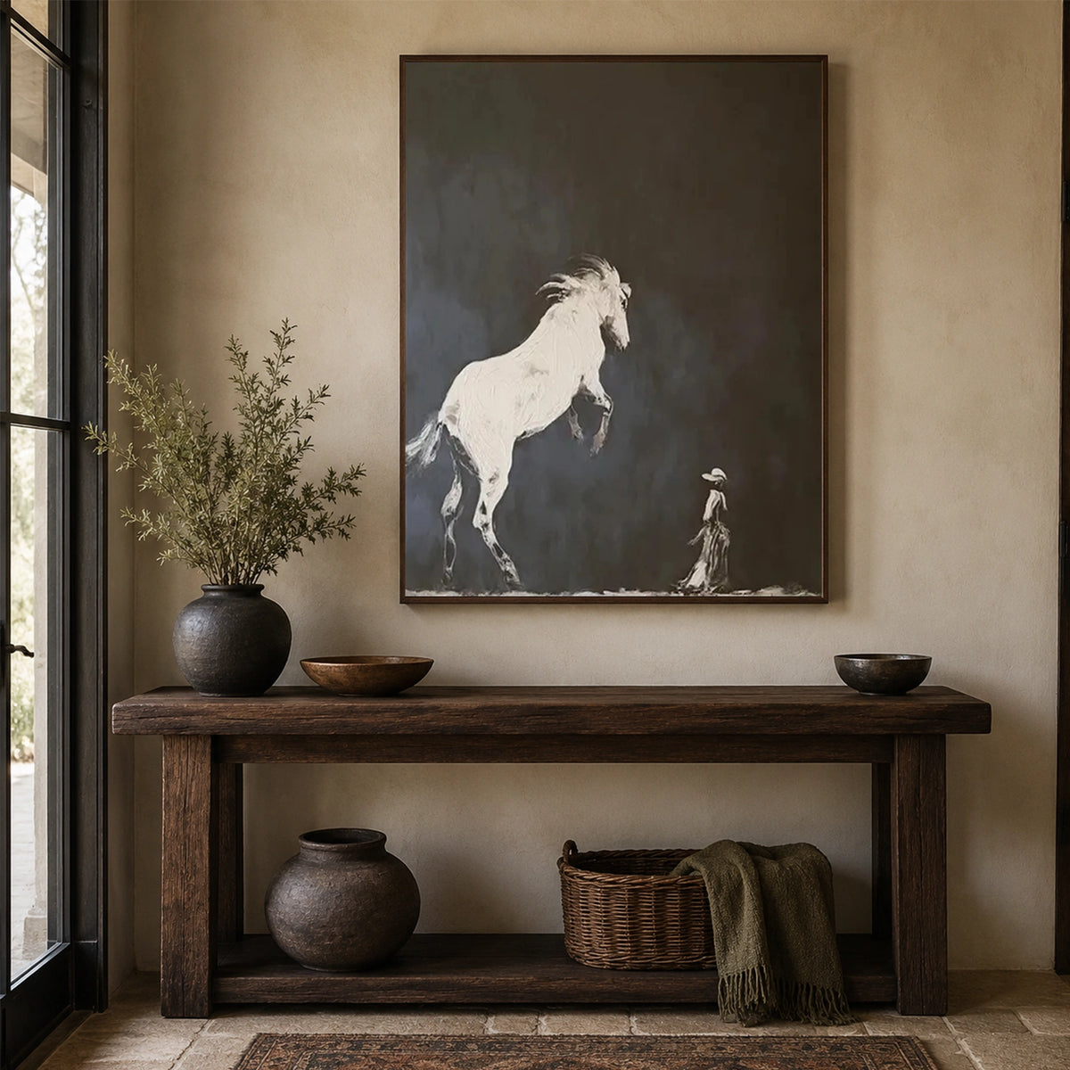 Abstract Animal Canvas Art #AP252