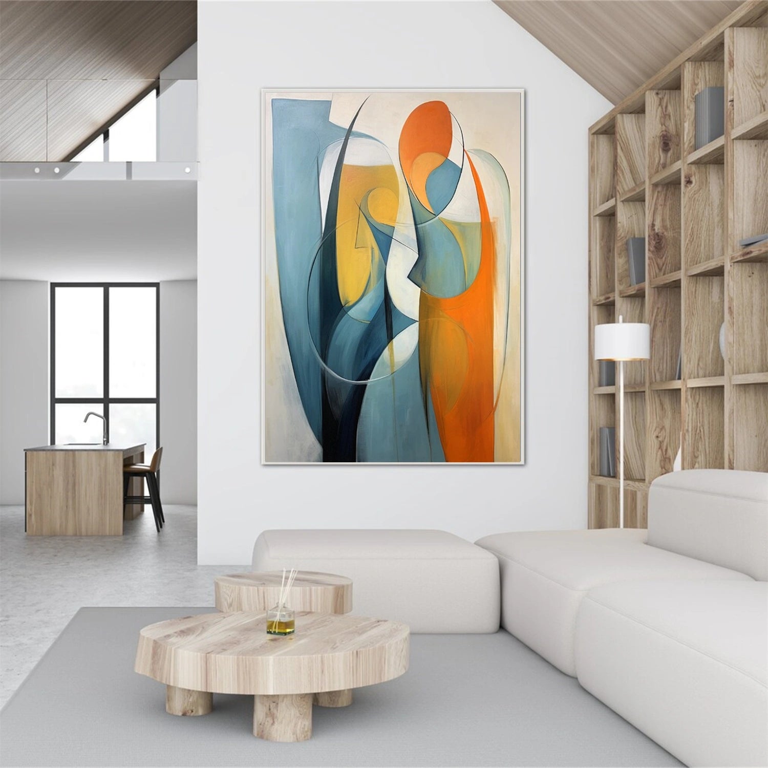 #CL-Custom Size Contemporaty Abstract Minimalist Wall Art #CW016
