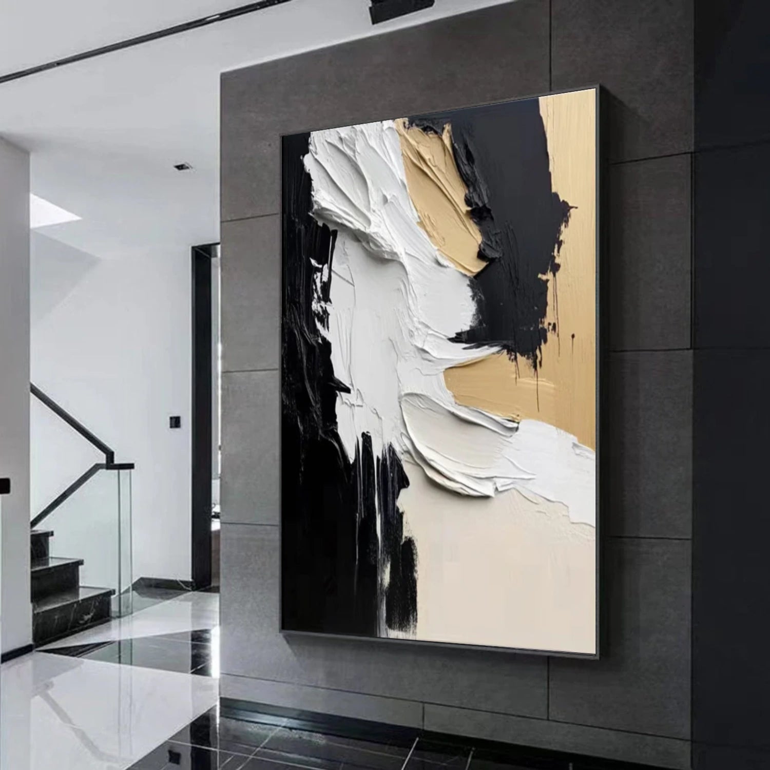 Minimalist Textured Canvas Art #MM341