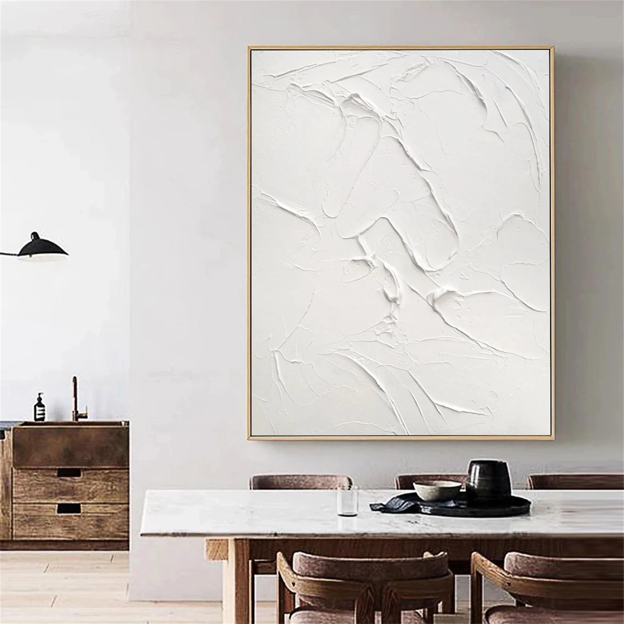 Plaster Art Minimalist Textured Painting #MM151