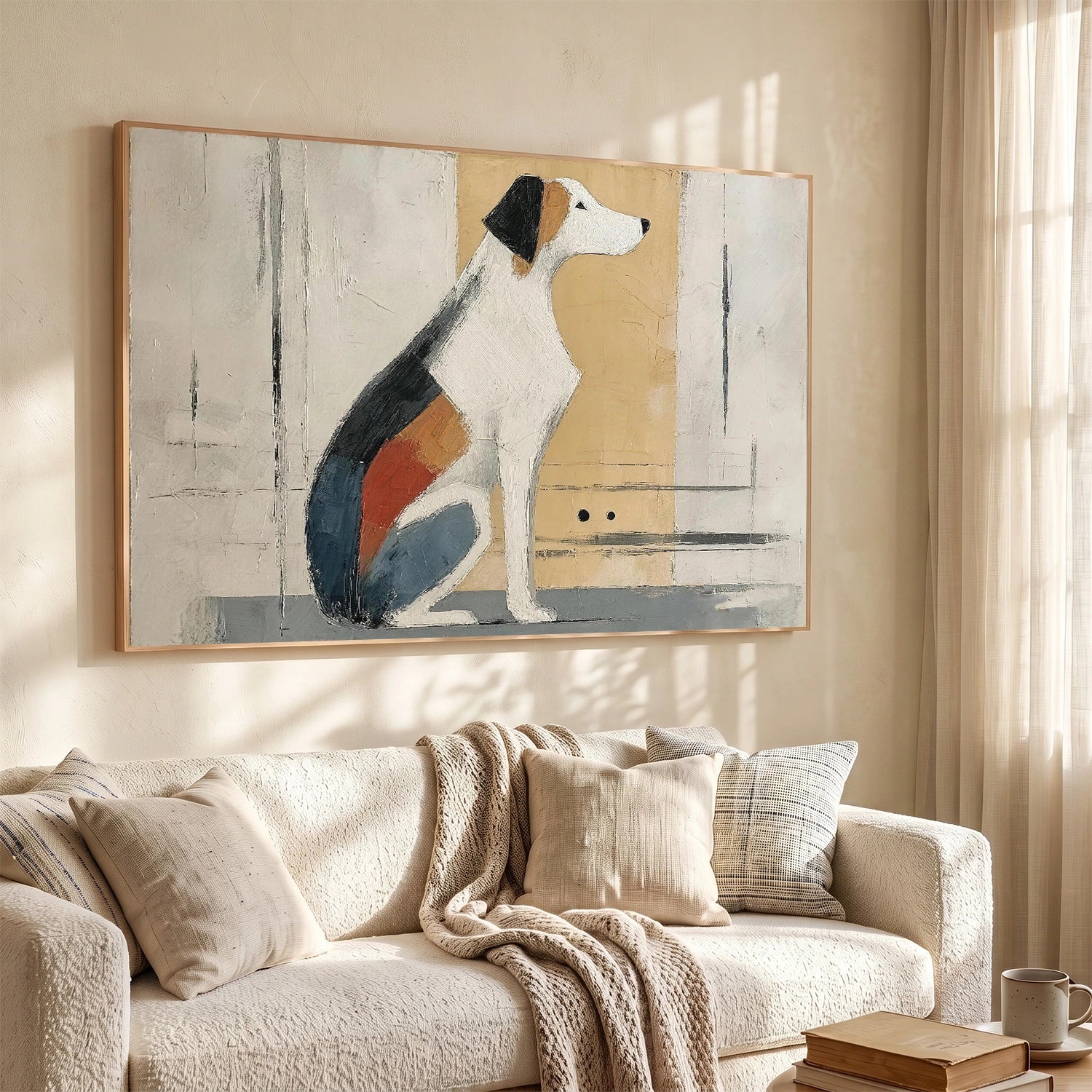 Abstract Animal Canvas Art #AP244