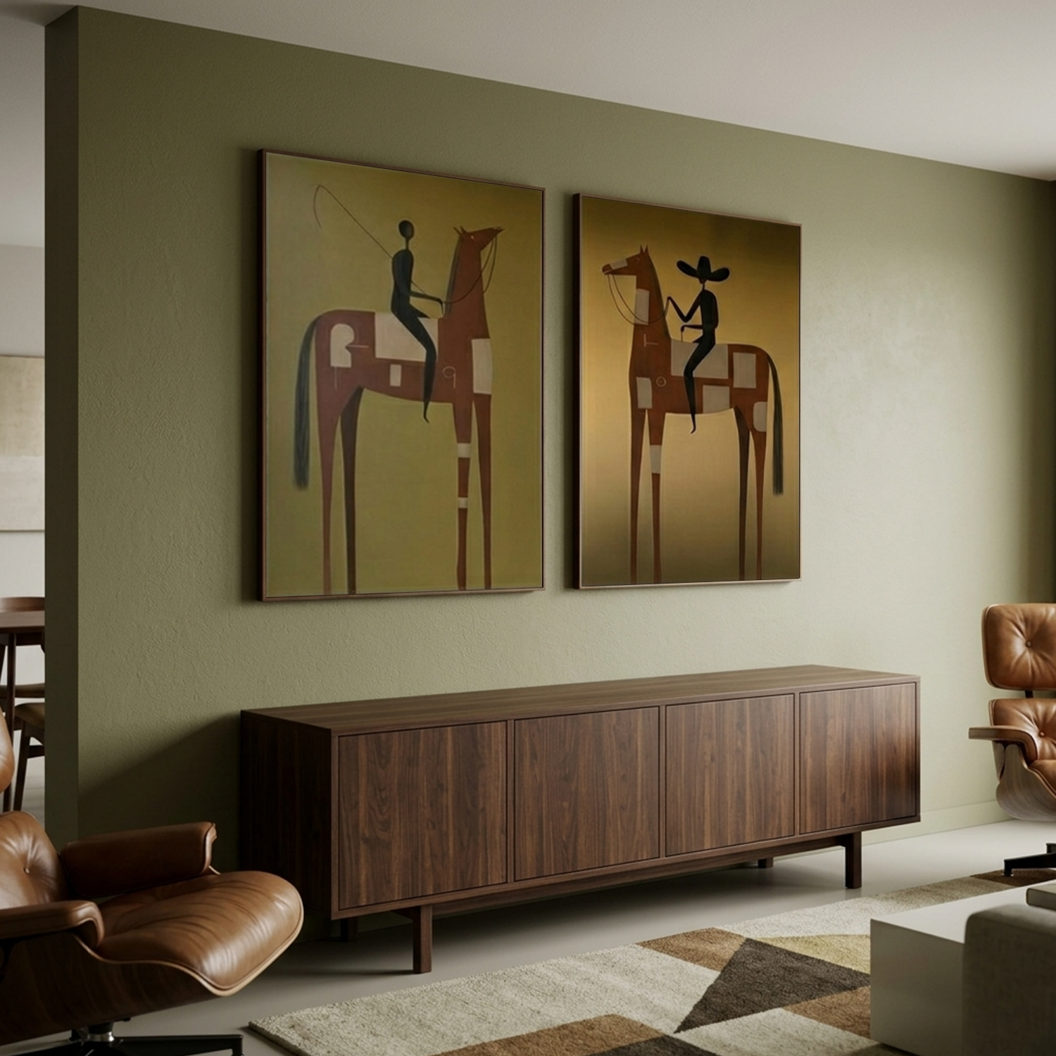 Americana Wall Art Set of 2 #VE054