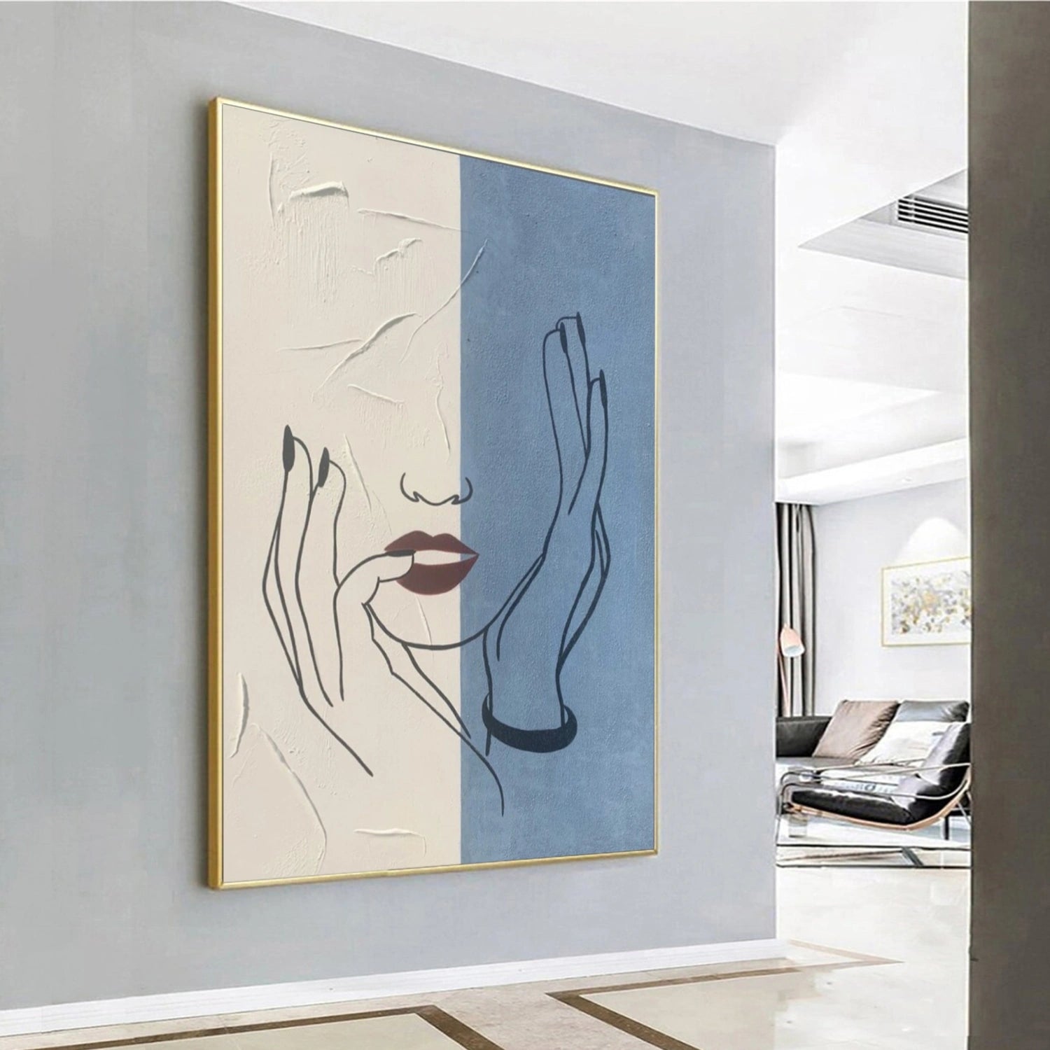 Abstract Portrait Wall Art #PT025