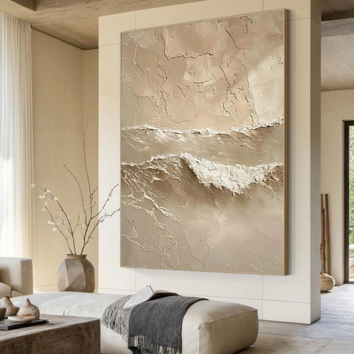 Minimalist Mountain Texture Canvas # MM405