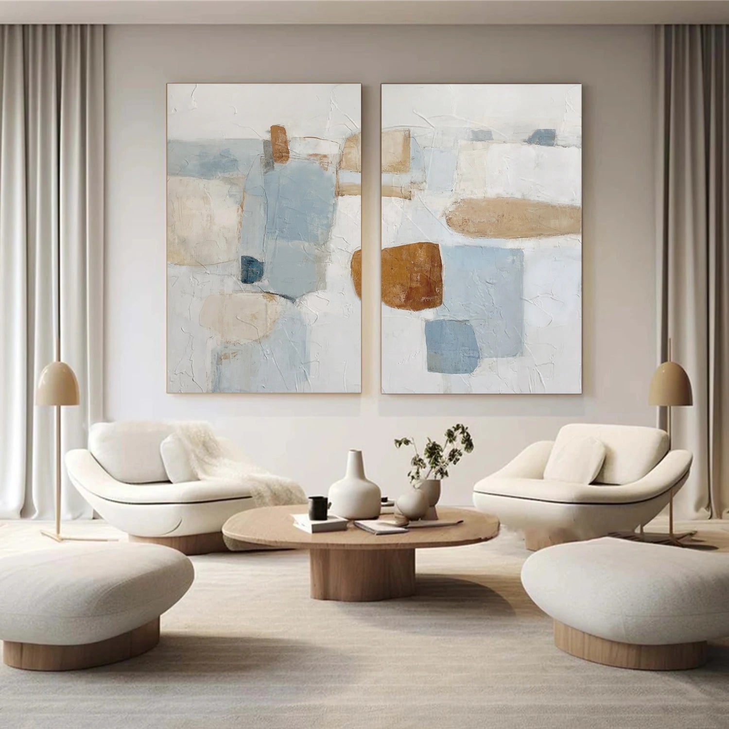Wabi Sabi Set of 2 Wall Art #WS346