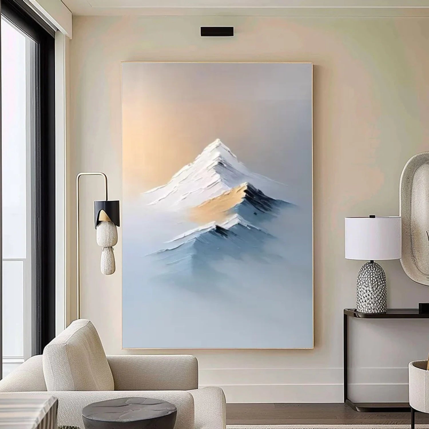 Abstract Mountain Canvas Art #MM320
