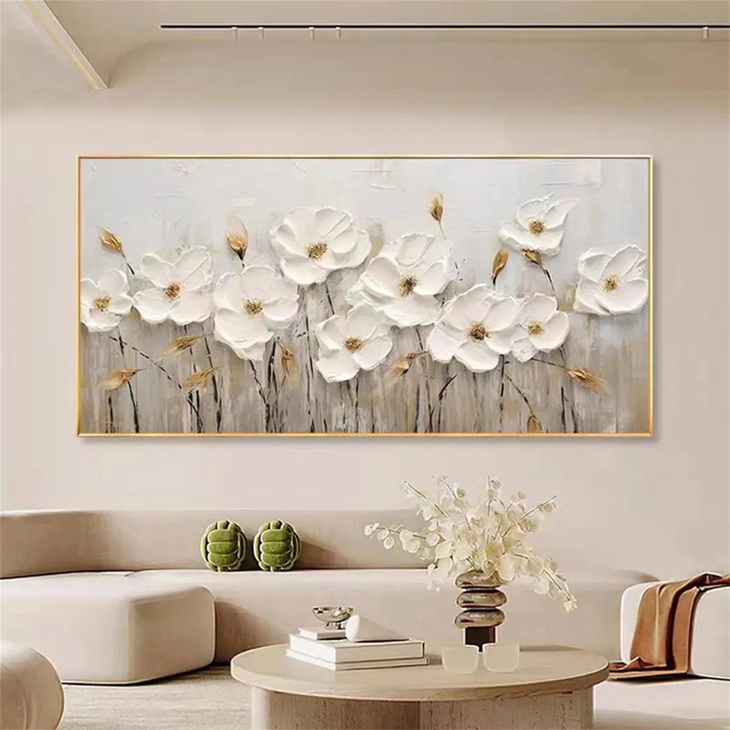 Custom Size Order Flower And Tree Painting #FT 109