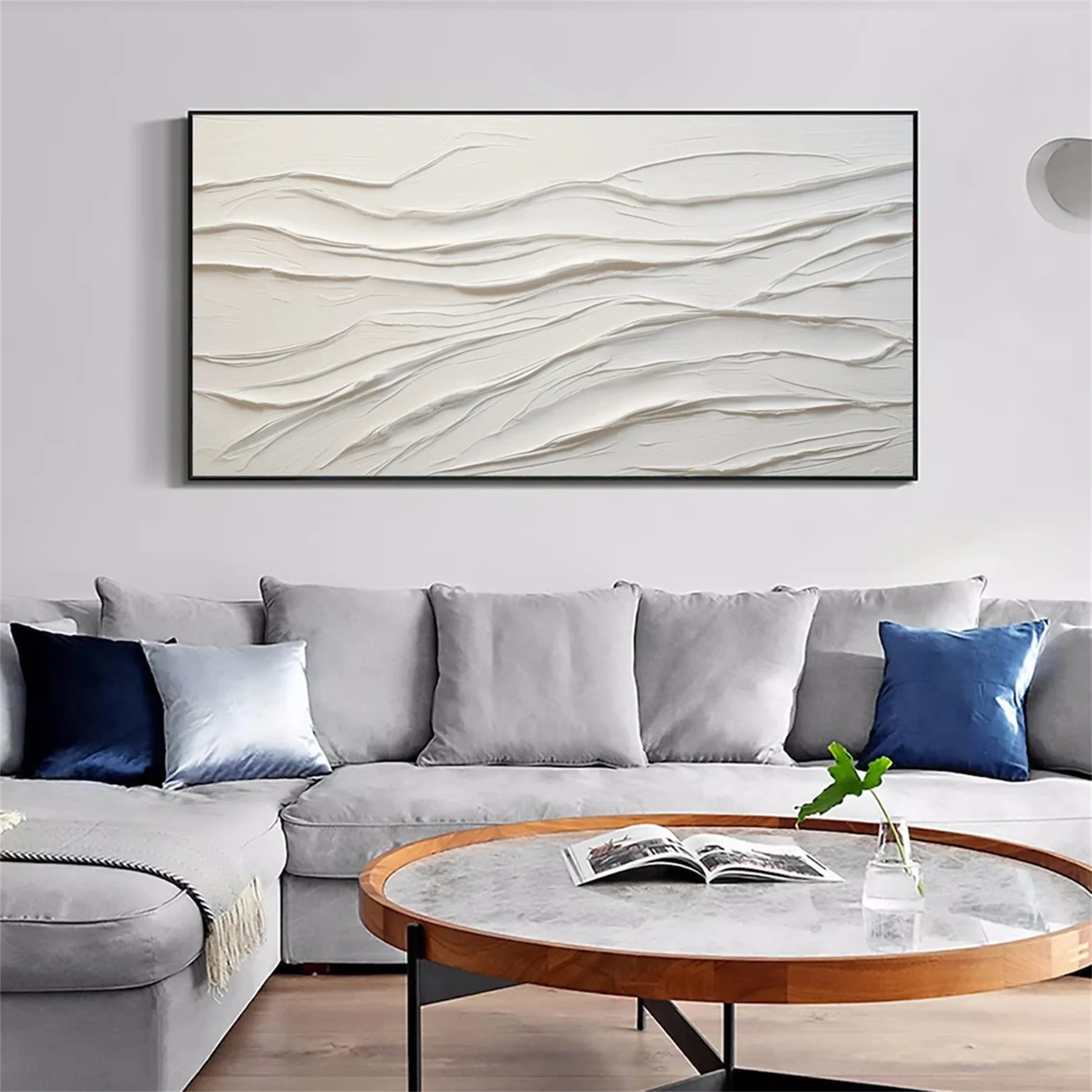 Plaster Art Minimalist Textured Painting #MM174