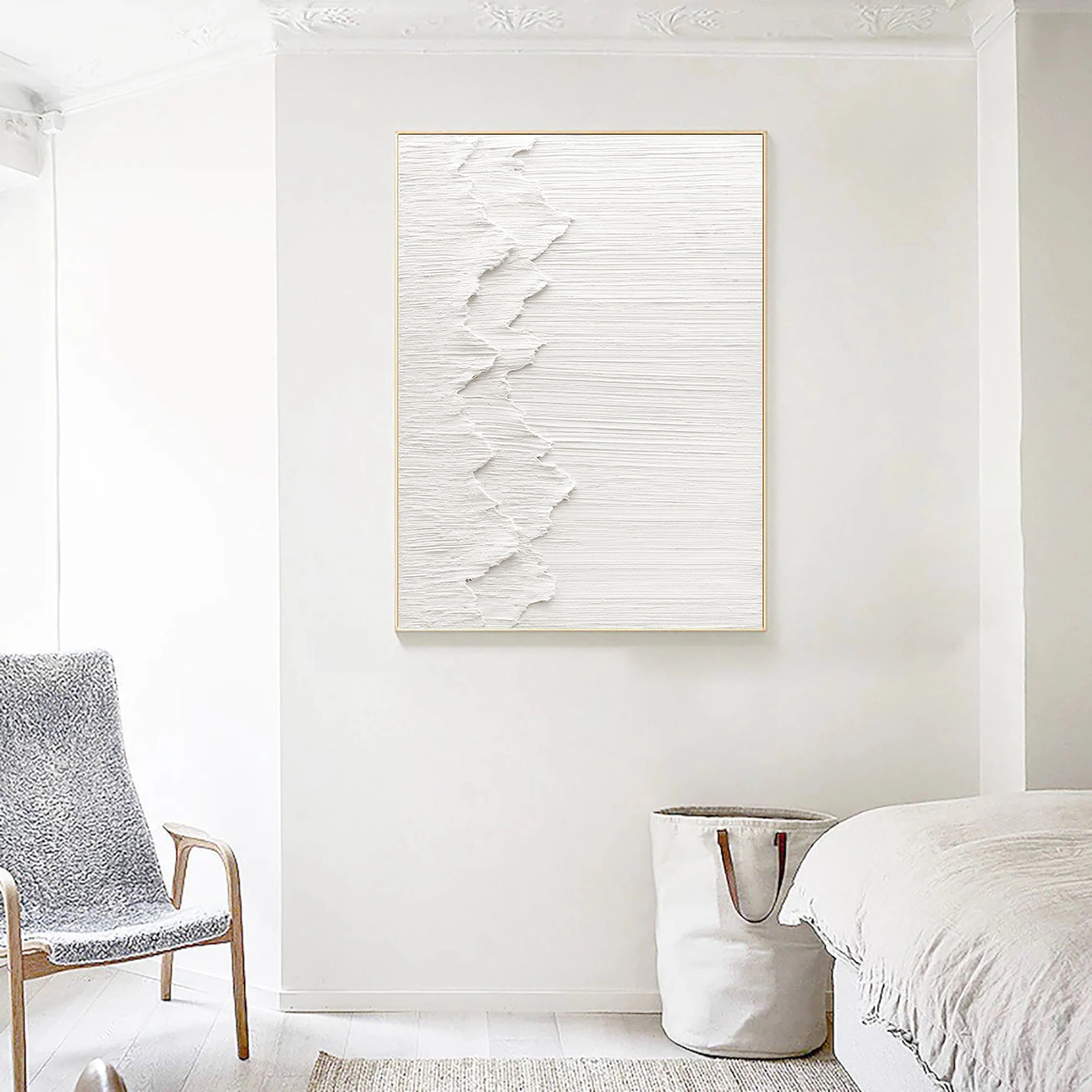 Plaster Art Minimalist Textured Painting #MM025