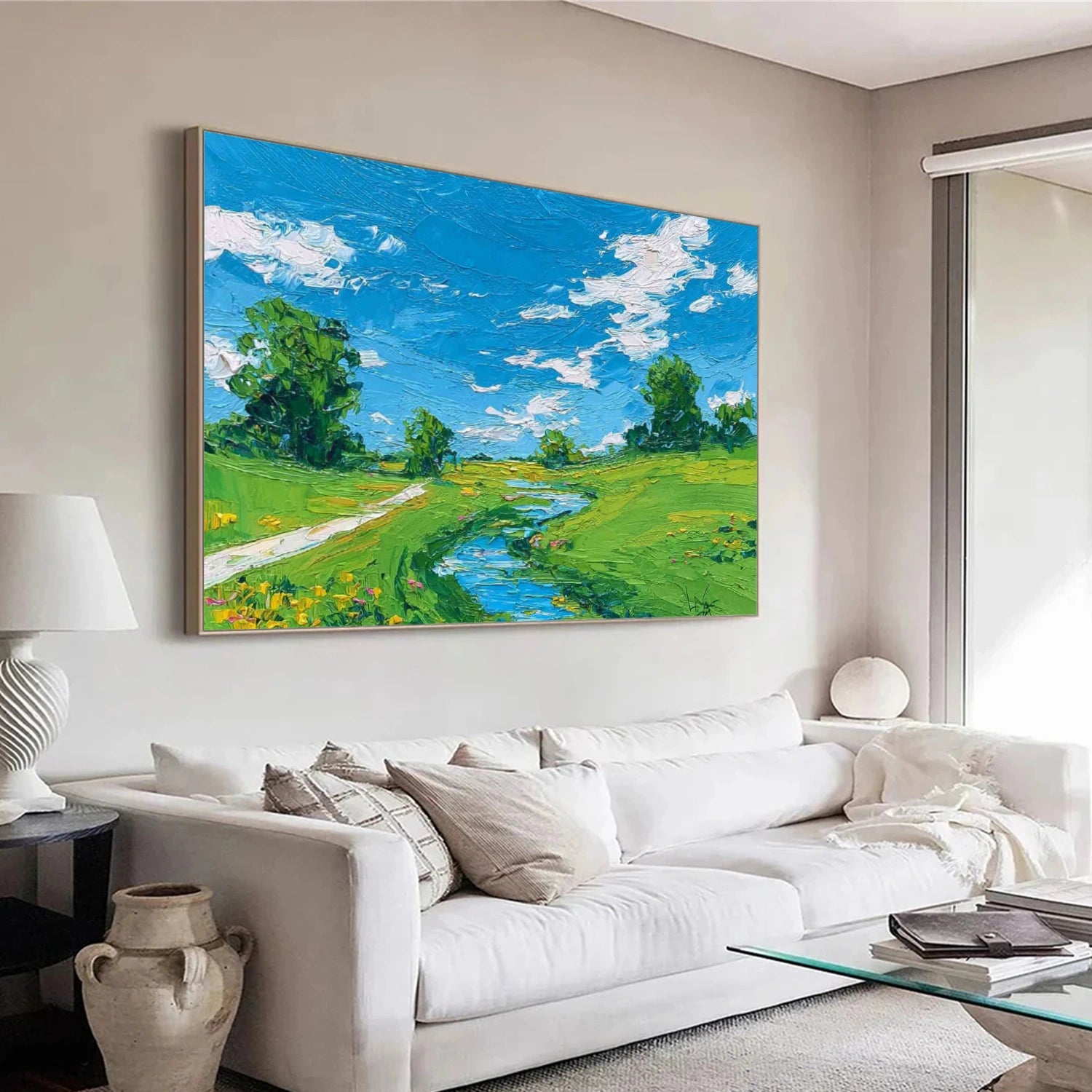 Abstract Urban Texture Landscape Painting #UL 051