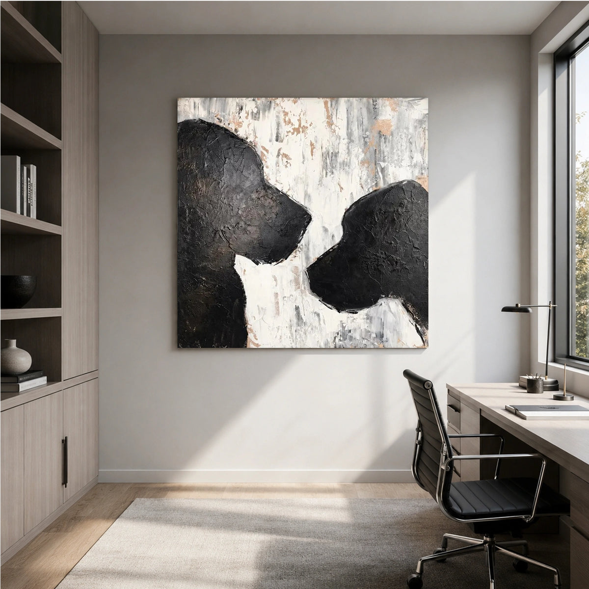 Abstract Animal Canvas Art #AP260