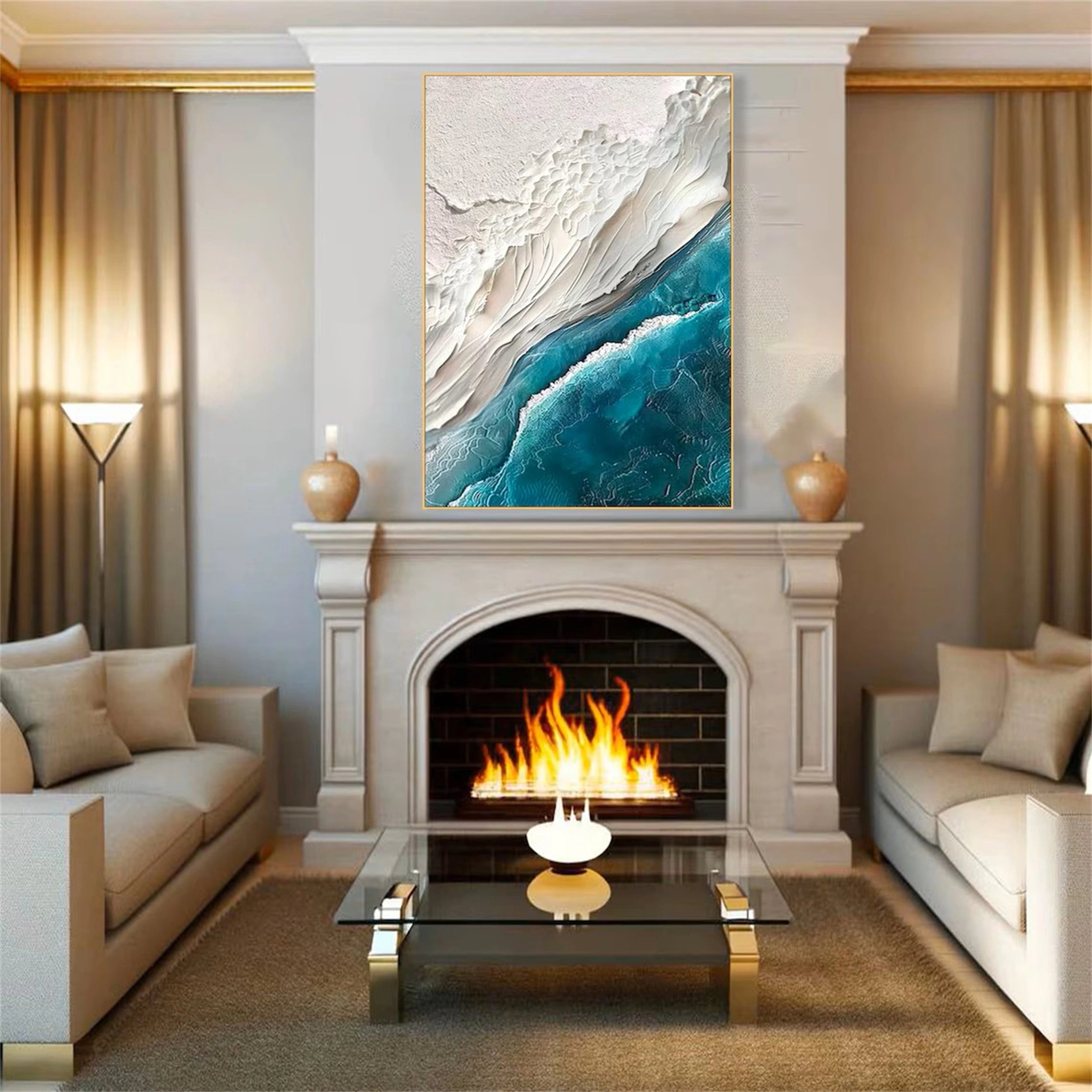 Ocean And Sky Painting #OS 069