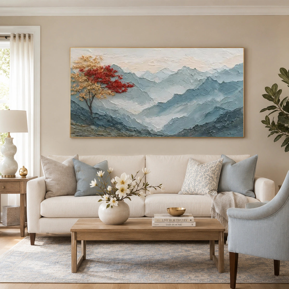 Minimalist Mountain Canvas #MM481