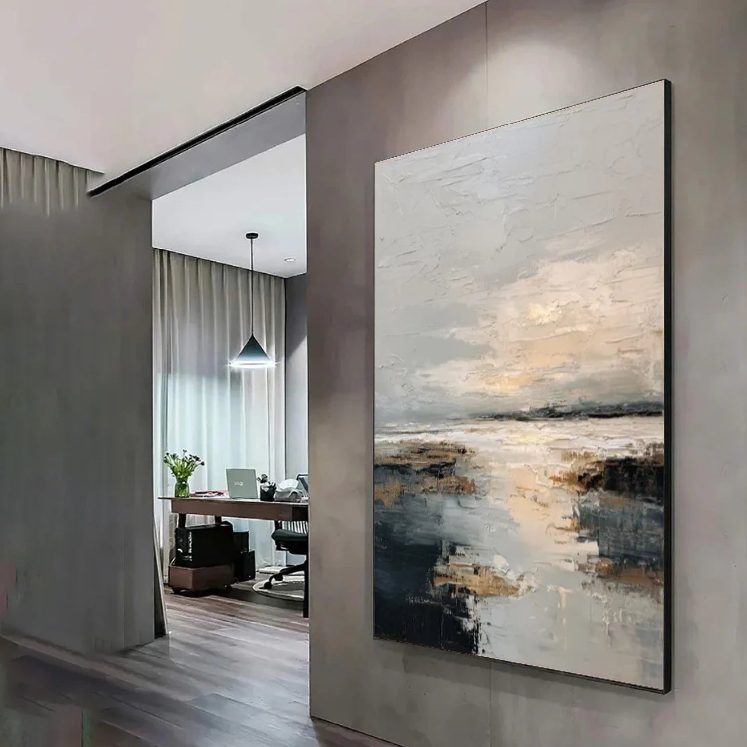 Abstract Textured Wall Art #AB 581