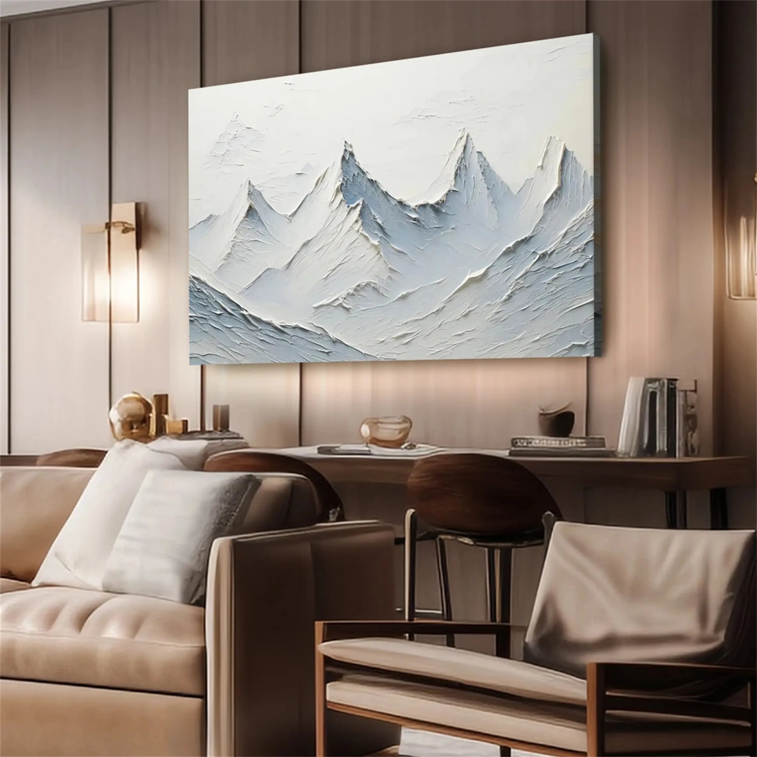 Plaster Art Minimalist Textured Painting #MM245