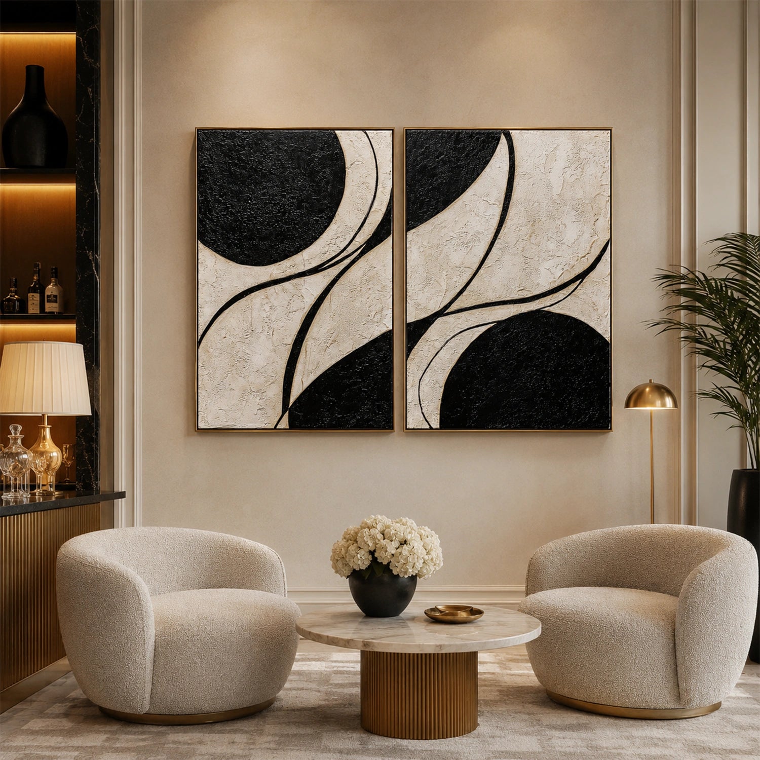 Wabi Sabi Wall Art Set of 2 # WS457