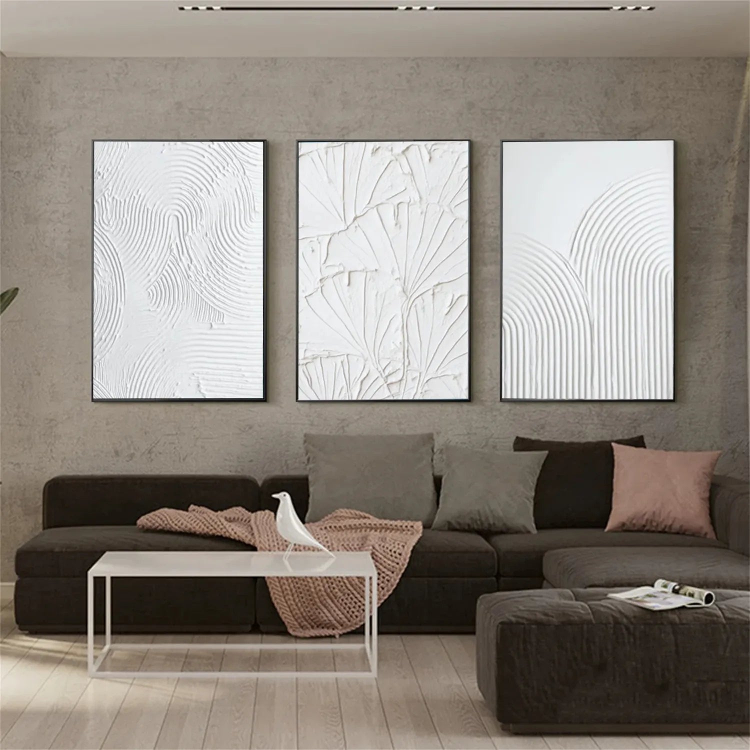 Minimalistic Balance Canvas Painting Set of 3 #MM294