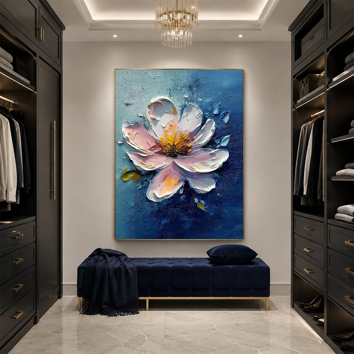 Flower & Tree Abstract Texture Canvas #FT 432