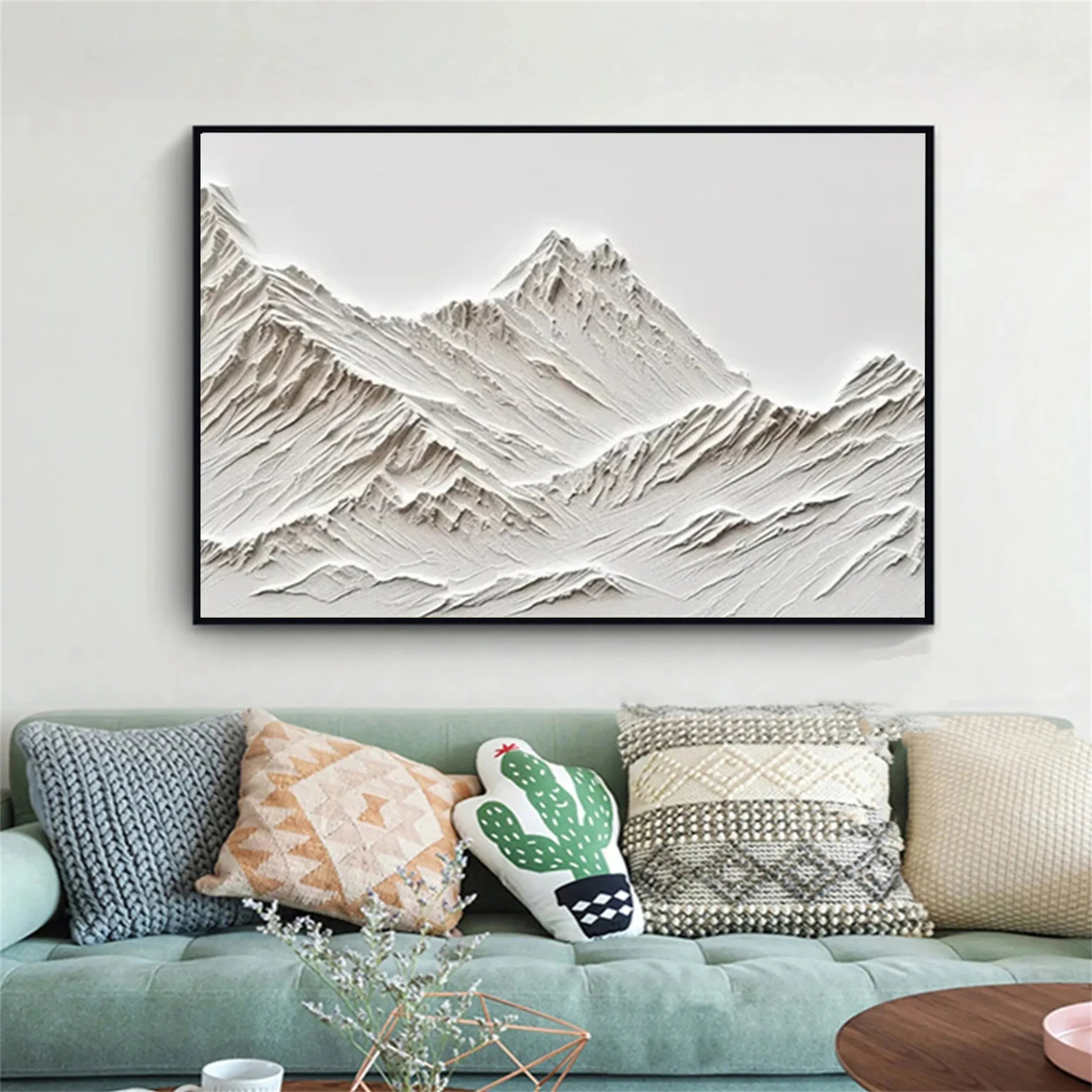 Plaster Art Minimalist Textured Painting #MM258