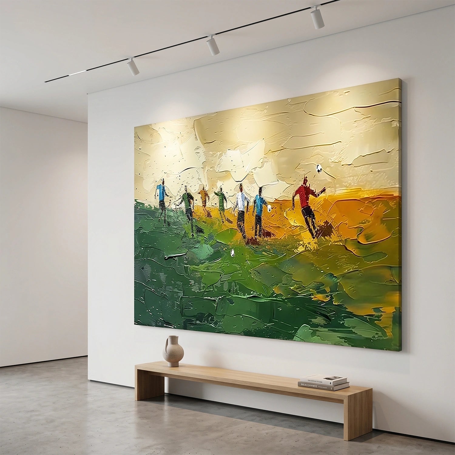 Football Sport Art Texture Painting Canvas #SA085